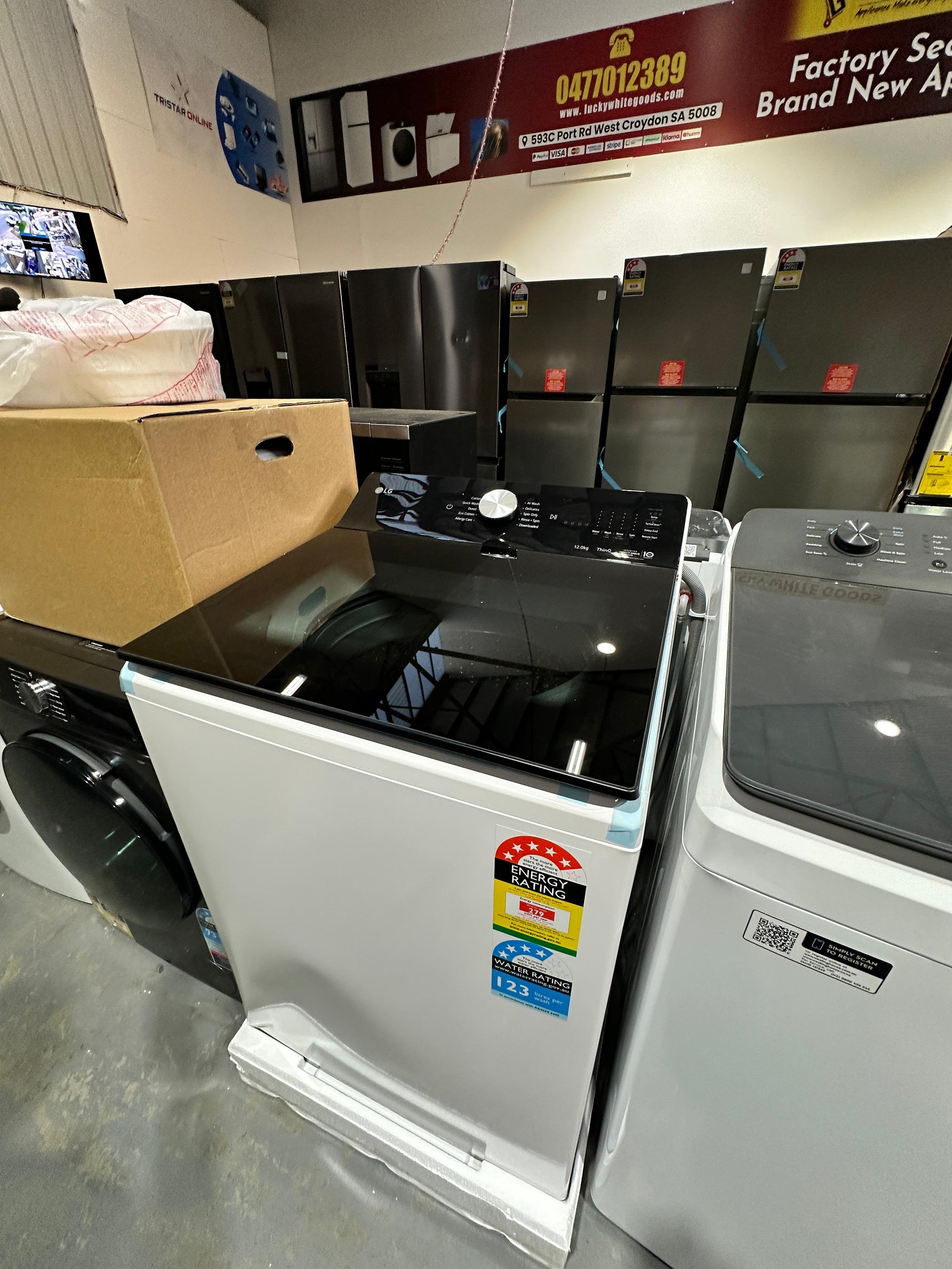 LG 12kg Top Load Washing Machine – Factory Seconds