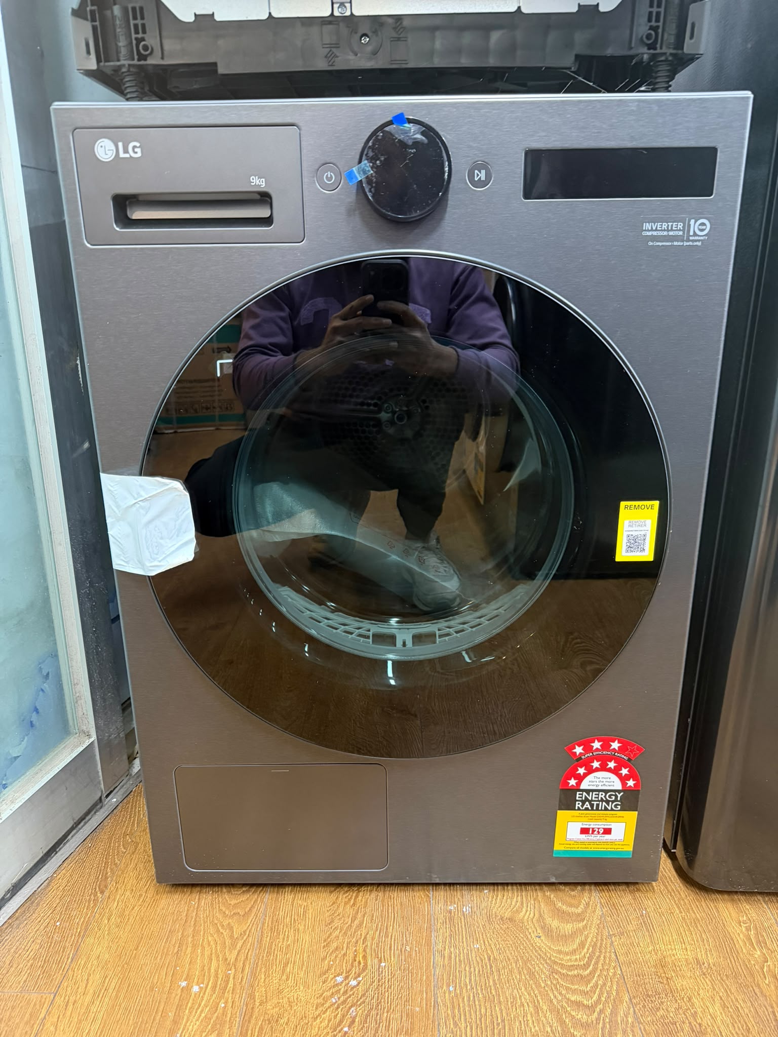 LG 9kg Heat Pump Dryer DXH9-09MB – Factory Seconds