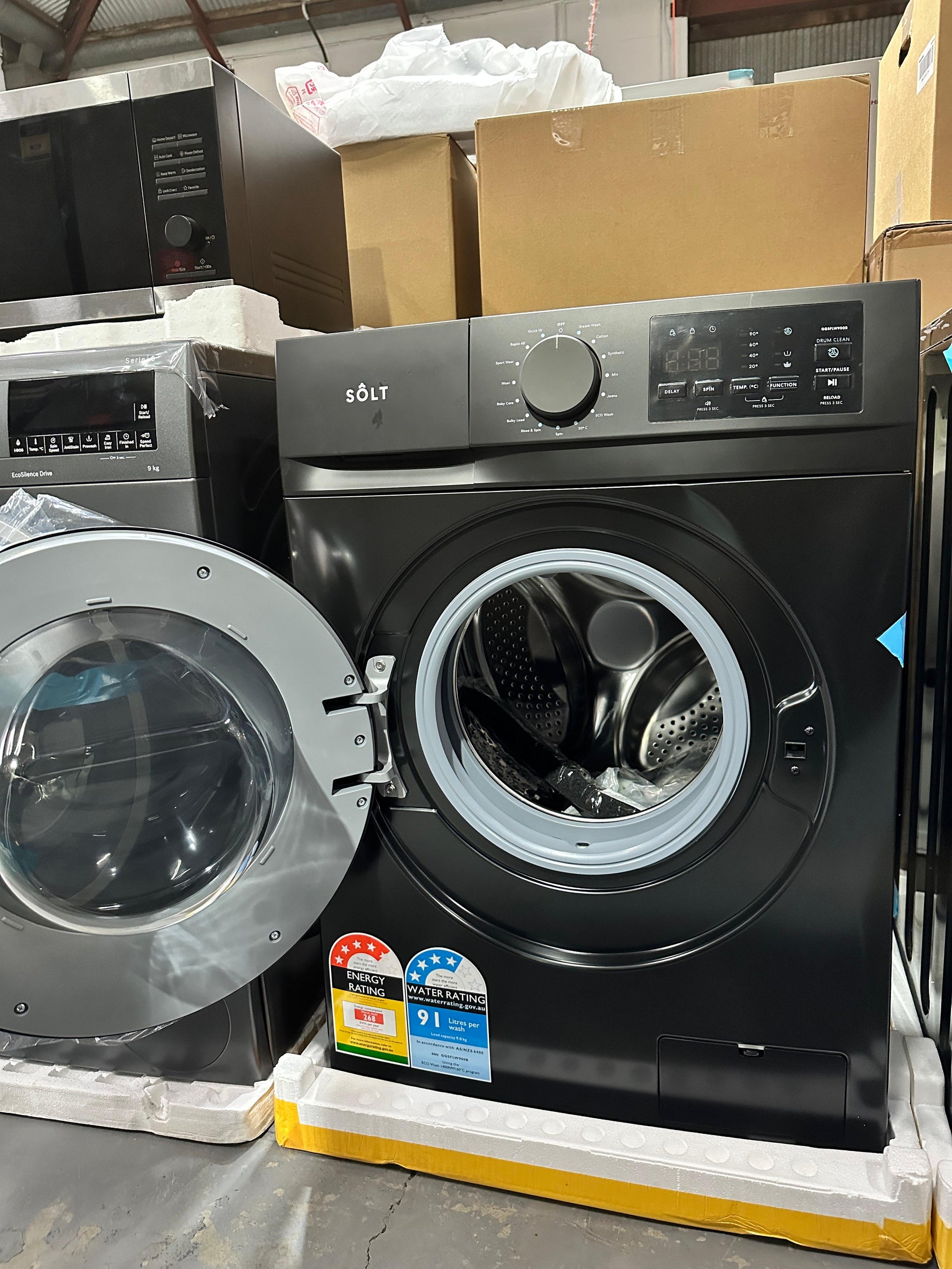 Solt 9kg Front Load Washing Machine – Factory Seconds
