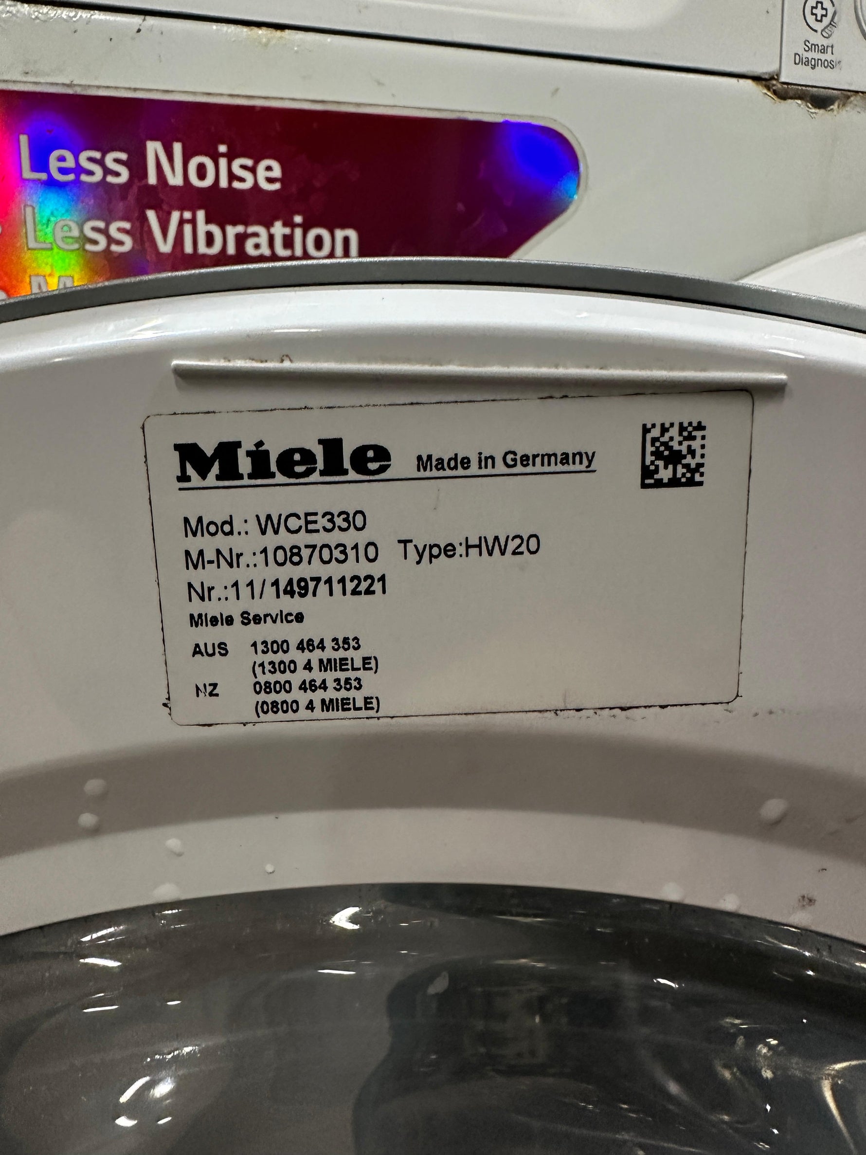 Miele 8kg Front Load Washer – Refurbished
