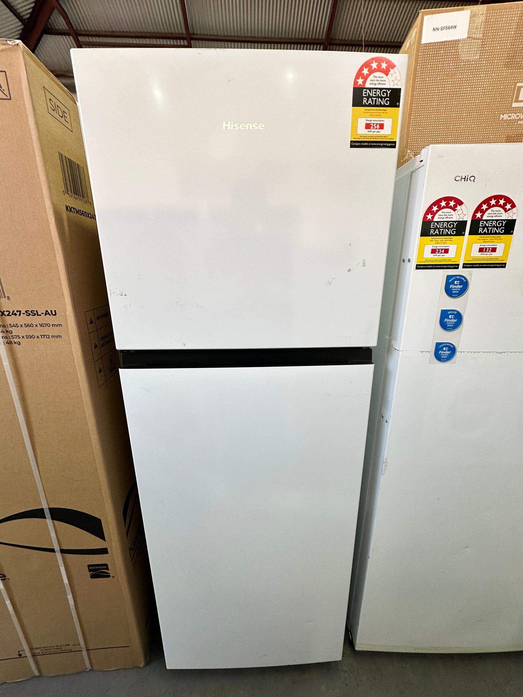 Refurbished Hisense 326L Top Mount Fridge Freezer | ADELAIDE