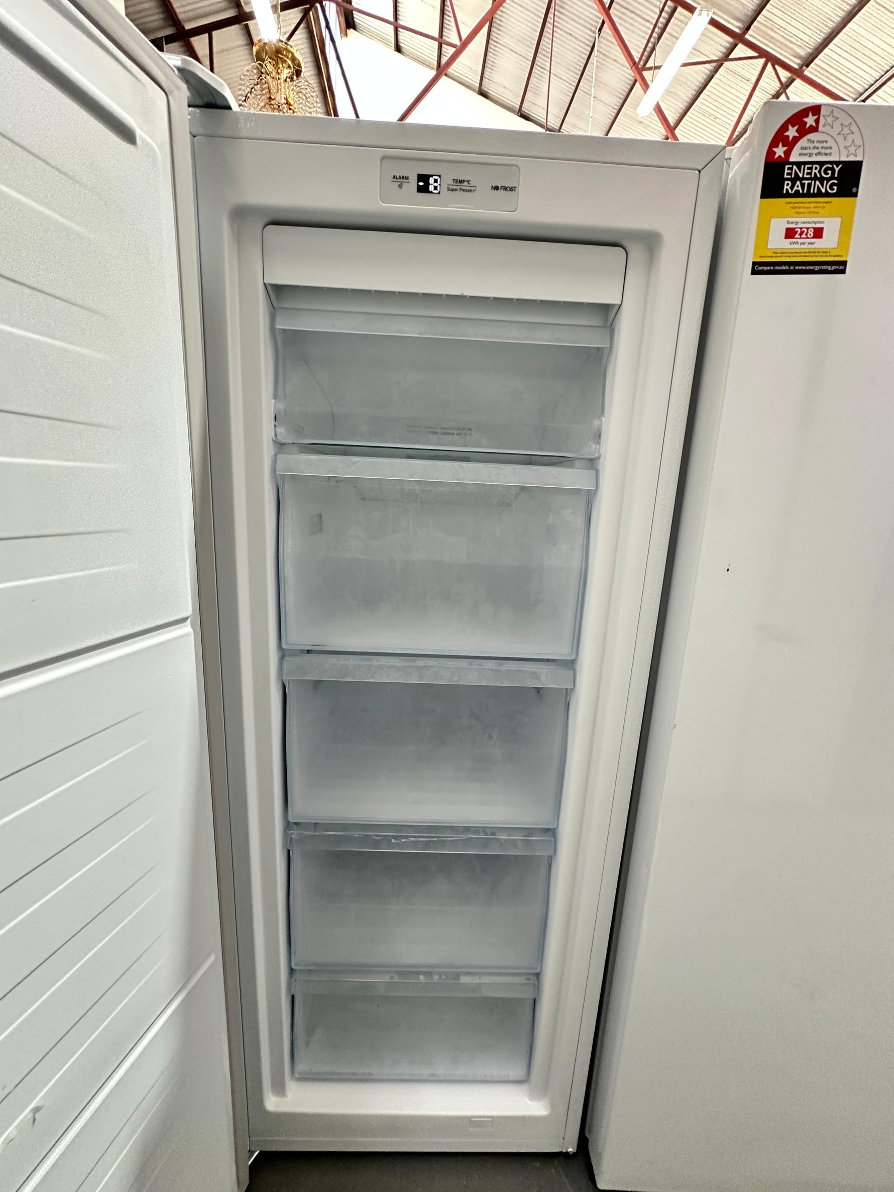 Near New Hisense 155L Vertical Freezer – HRVF155 | ADELAIDE