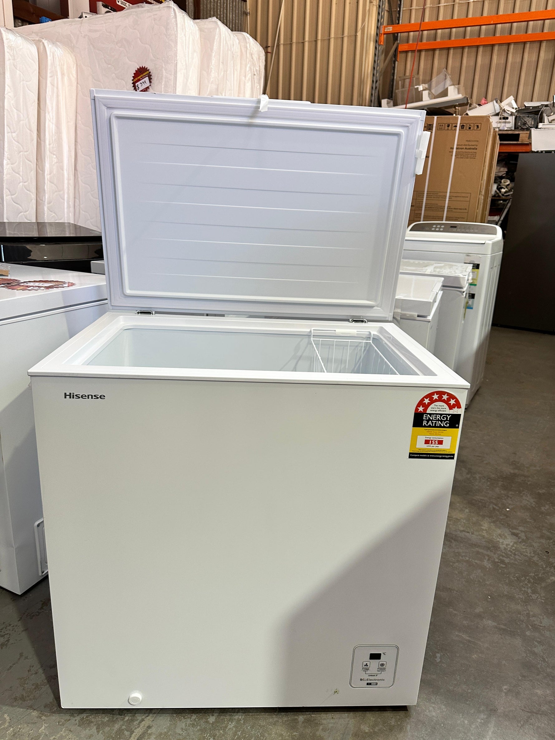 Factory Seconds Hisense 200L Hybrid Chest Freezer – HRCF201 | ADELAIDE