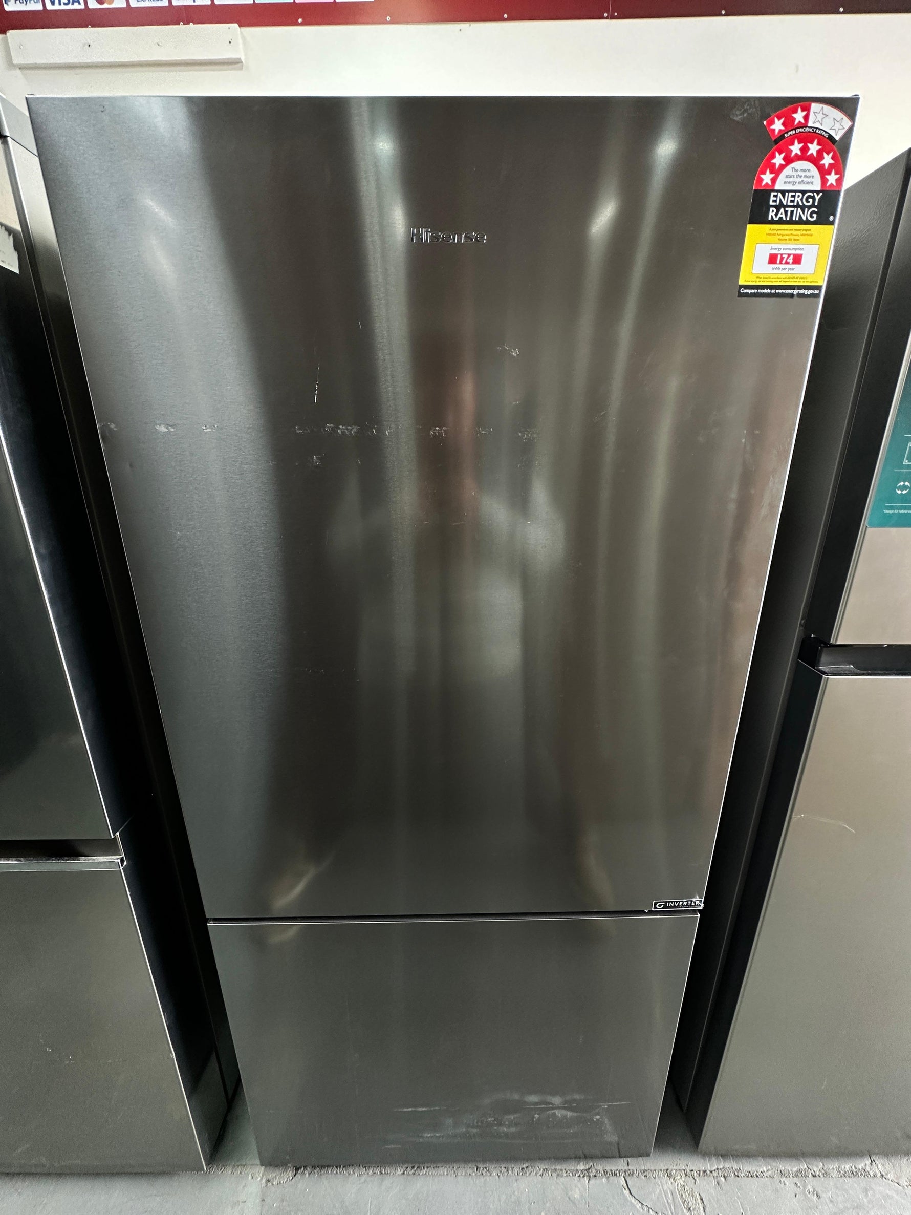 Hisense 503L Eco Vision Bottom Mount Fridge Freezer | ADELAIDE