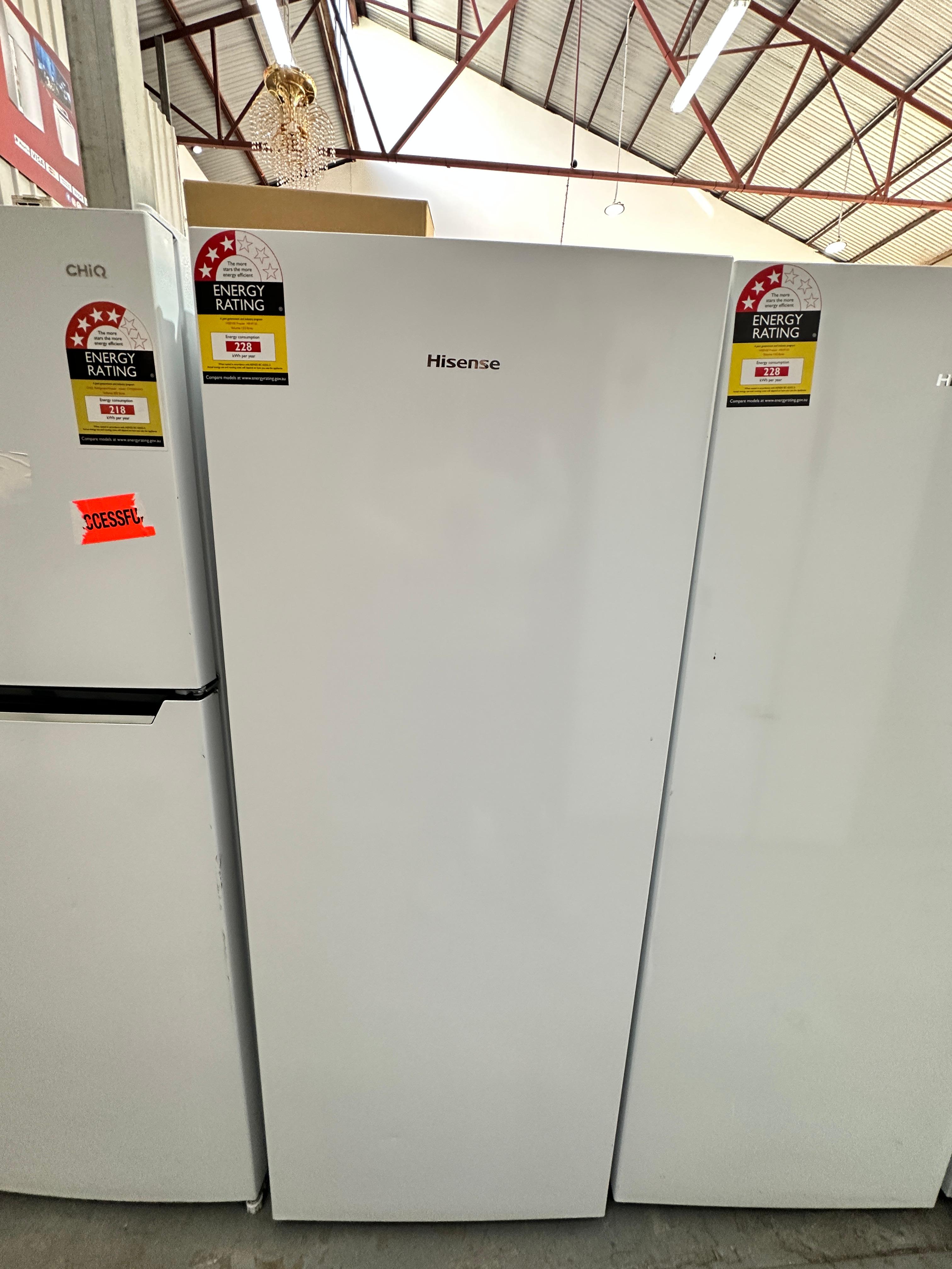 Near New Hisense 155L Vertical Freezer – HRVF155 | ADELAIDE