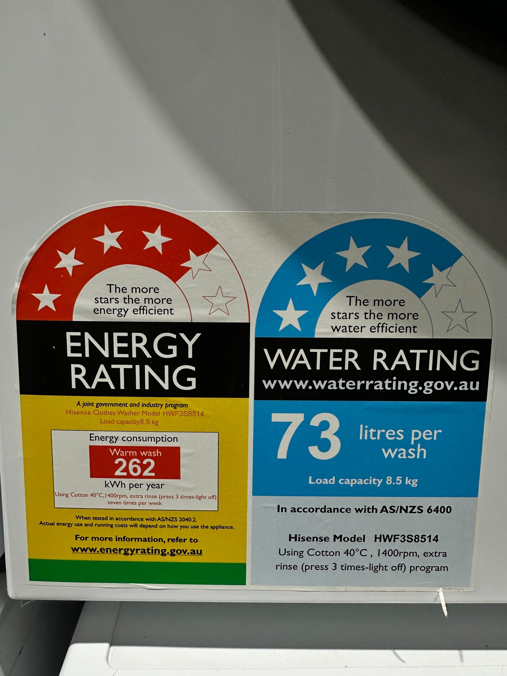 Refurbished Hisense 8.5kg Front Load Washing Machine | ADELAIDE