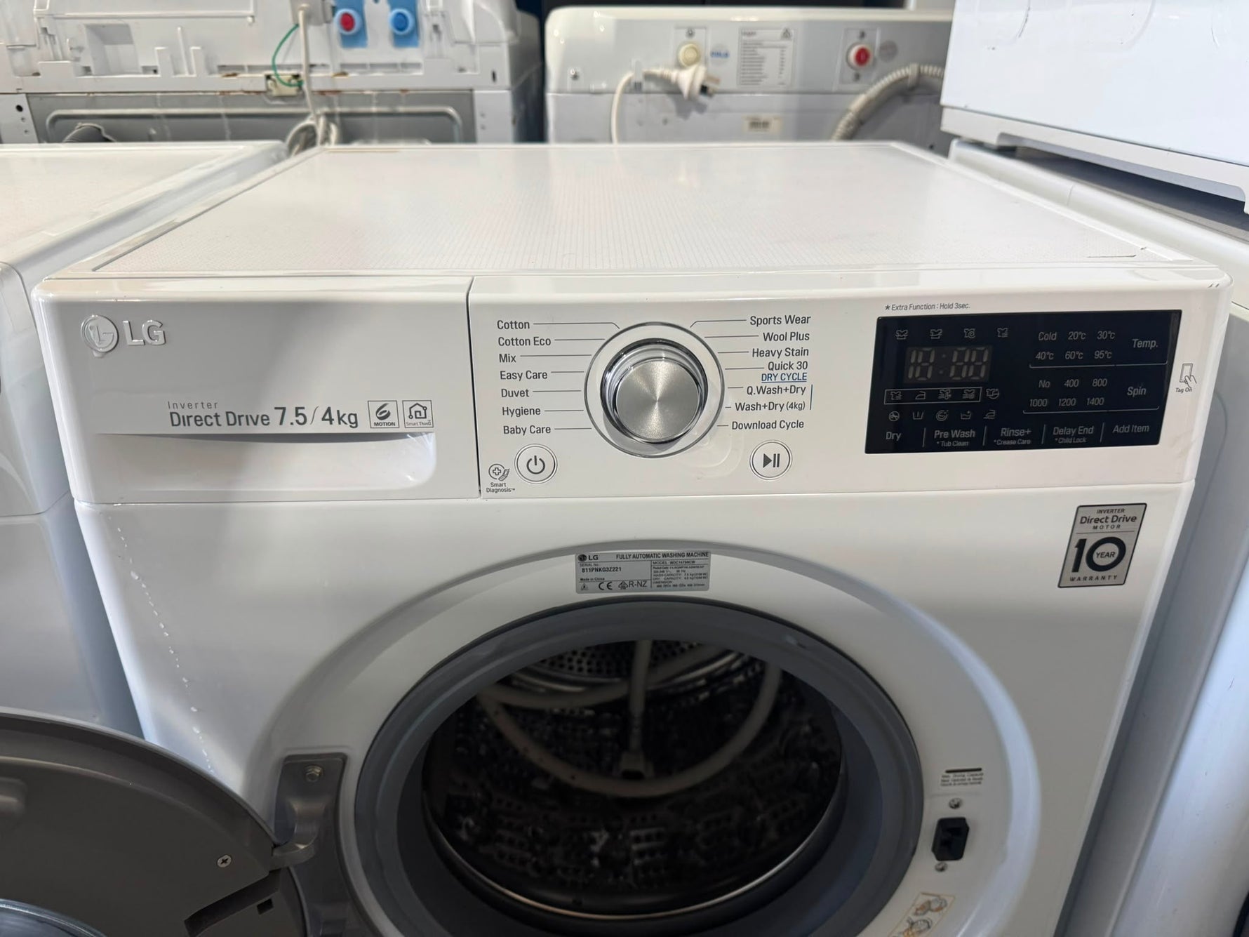 LG 7.5kg Front Load Washing Machine – Washer & Dryer Combo | PERTH