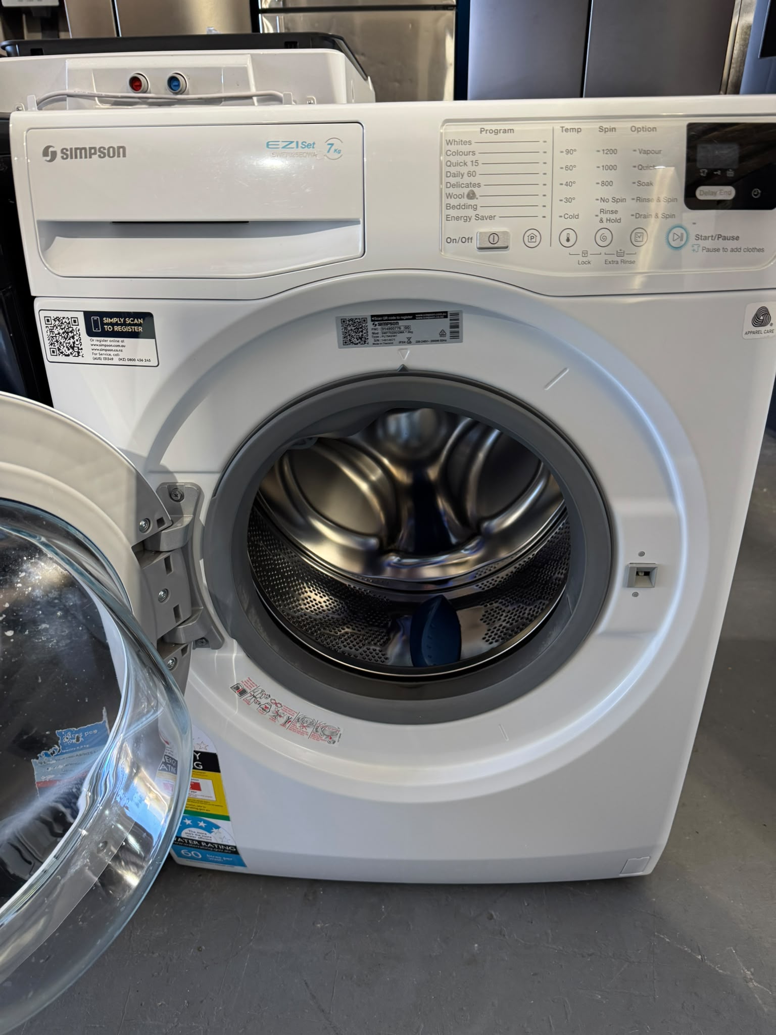 Refurbished Simpson 7kg Front Load Washing Machine | PERTH