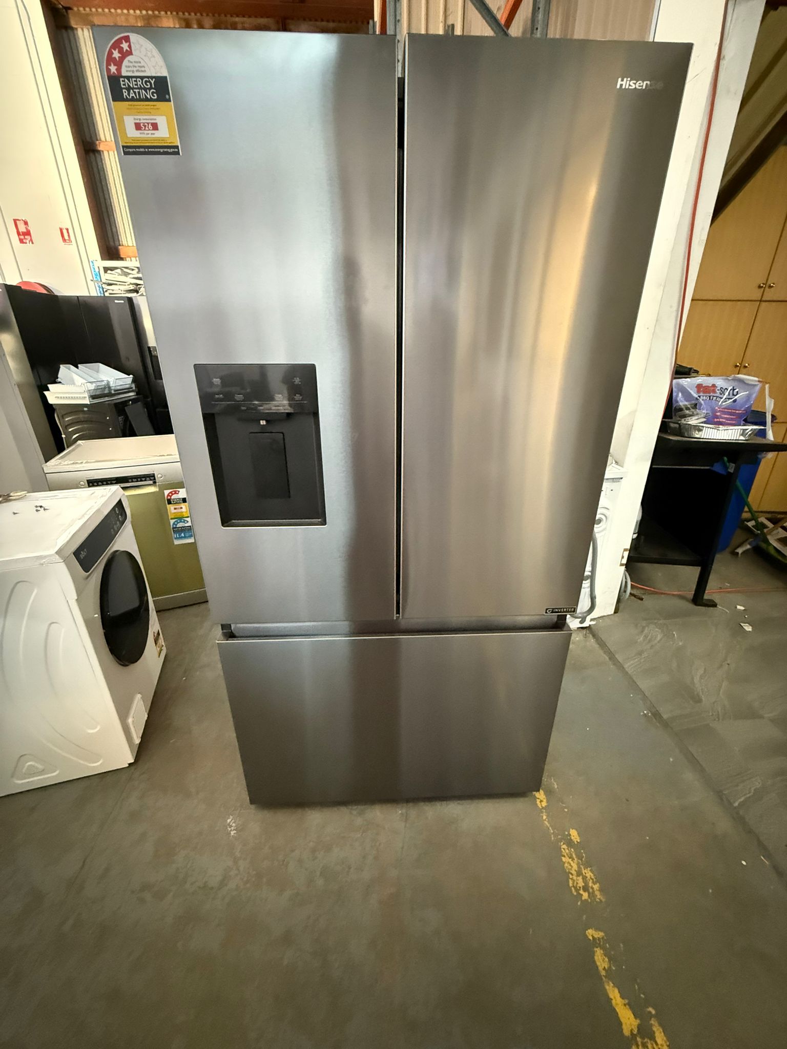 Refurbished Hisense 634 L French Door Fridge Freezer | ADELAIDE