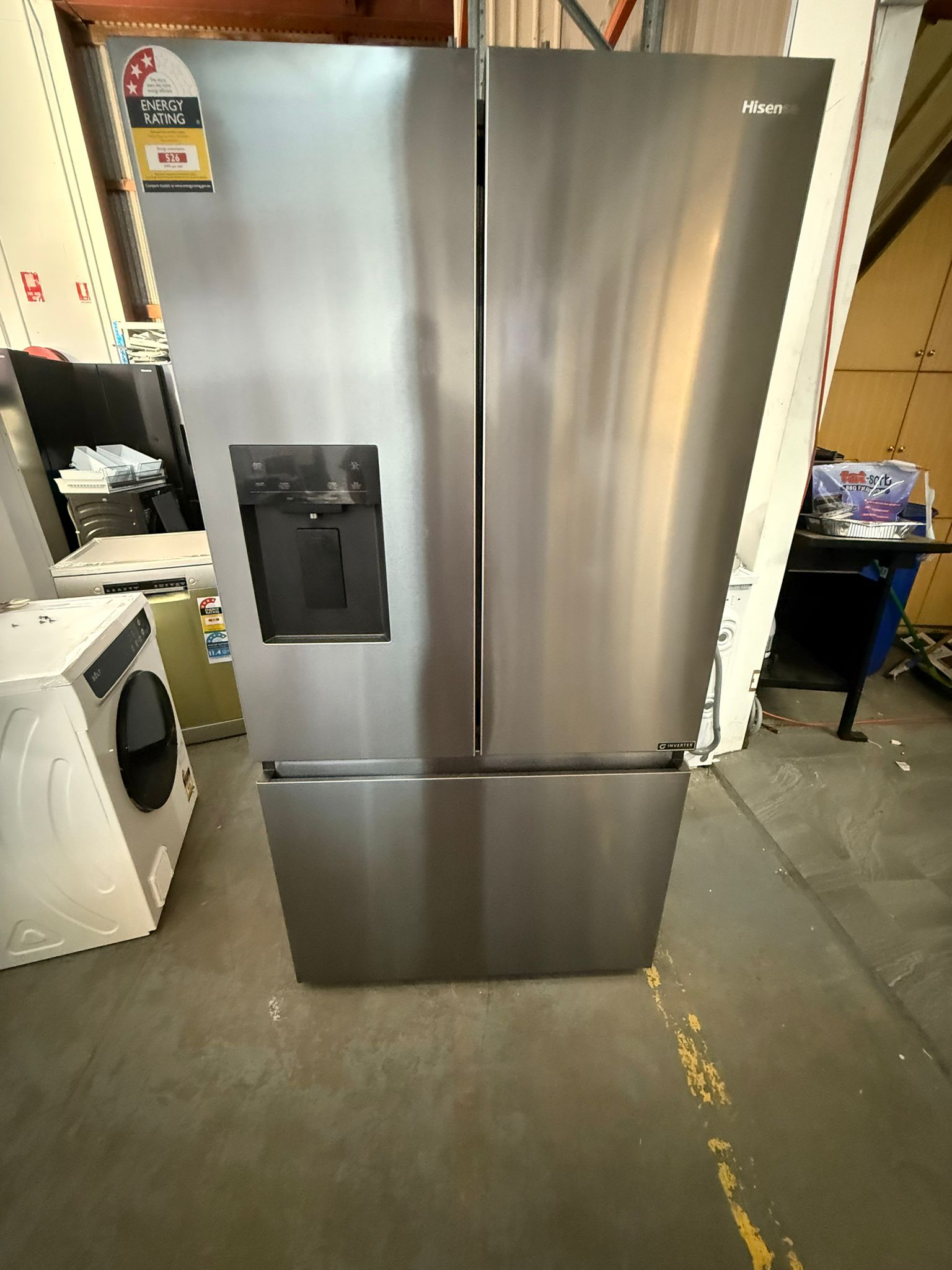 Refurbished Hisense 634 L French Door Fridge Freezer | ADELAIDE