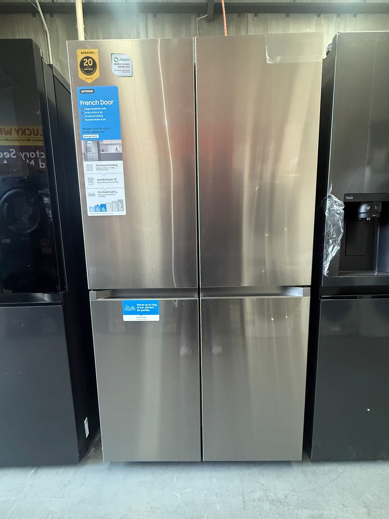 Samsung 648L French Door Refrigerator – SRF7500SB – Like New | MELBOURNE