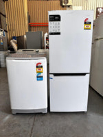 CHiQ 283L Bottom Mount Fridge CBM283NW3 – Factory Seconds + Haier 8kg Top Load Washer HWT08AN1 – Refurbished | ADELAIDE