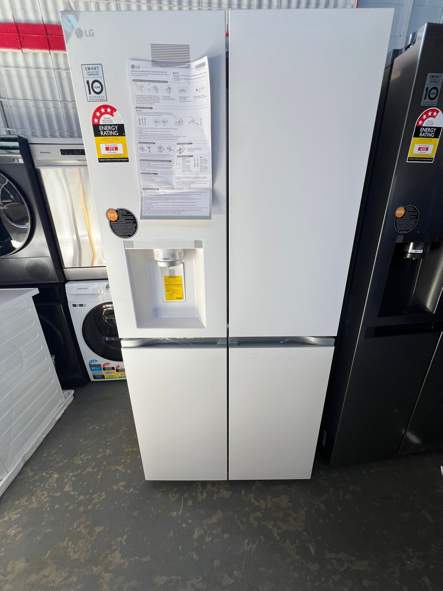 Factory Second LG 506 L French Door Fridge Freezer | ADELAIDE