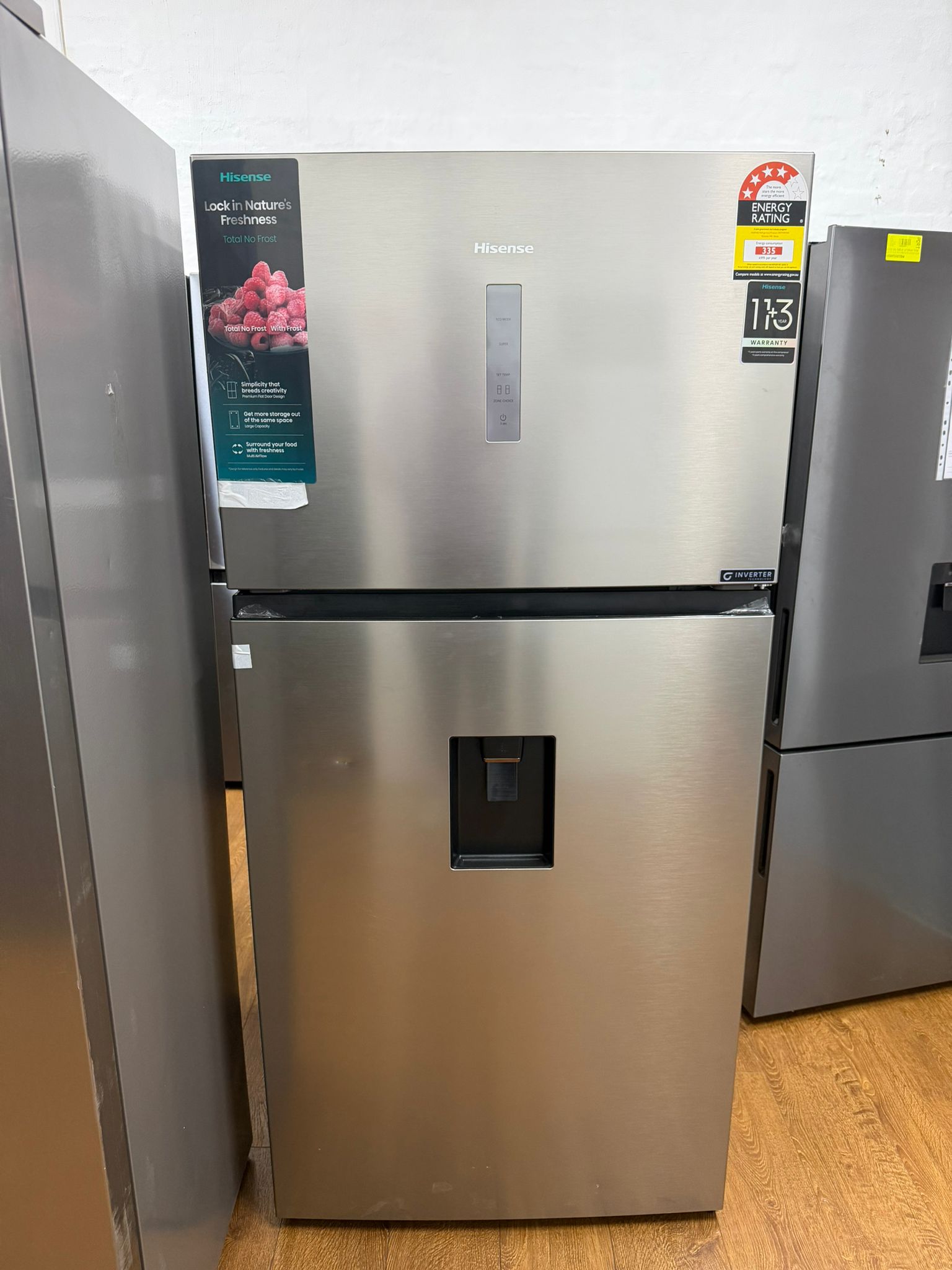 Hisense 496L Top Mount Refrigerator – HRTF497SW – Factory Seconds | RESERVOIR