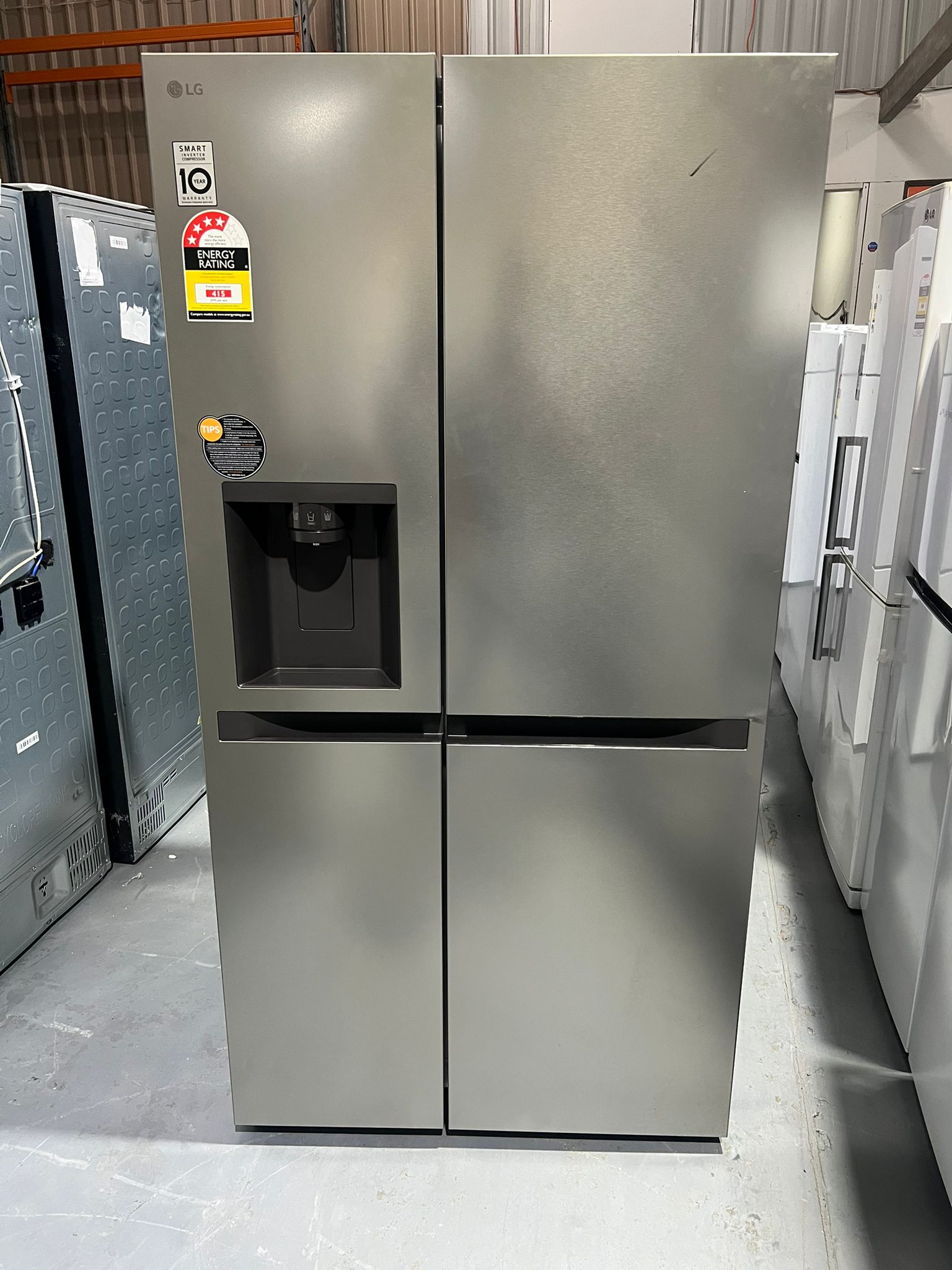 Factory Seconds LG 641 L Side by Side Refrigerator – GS‑N599PL