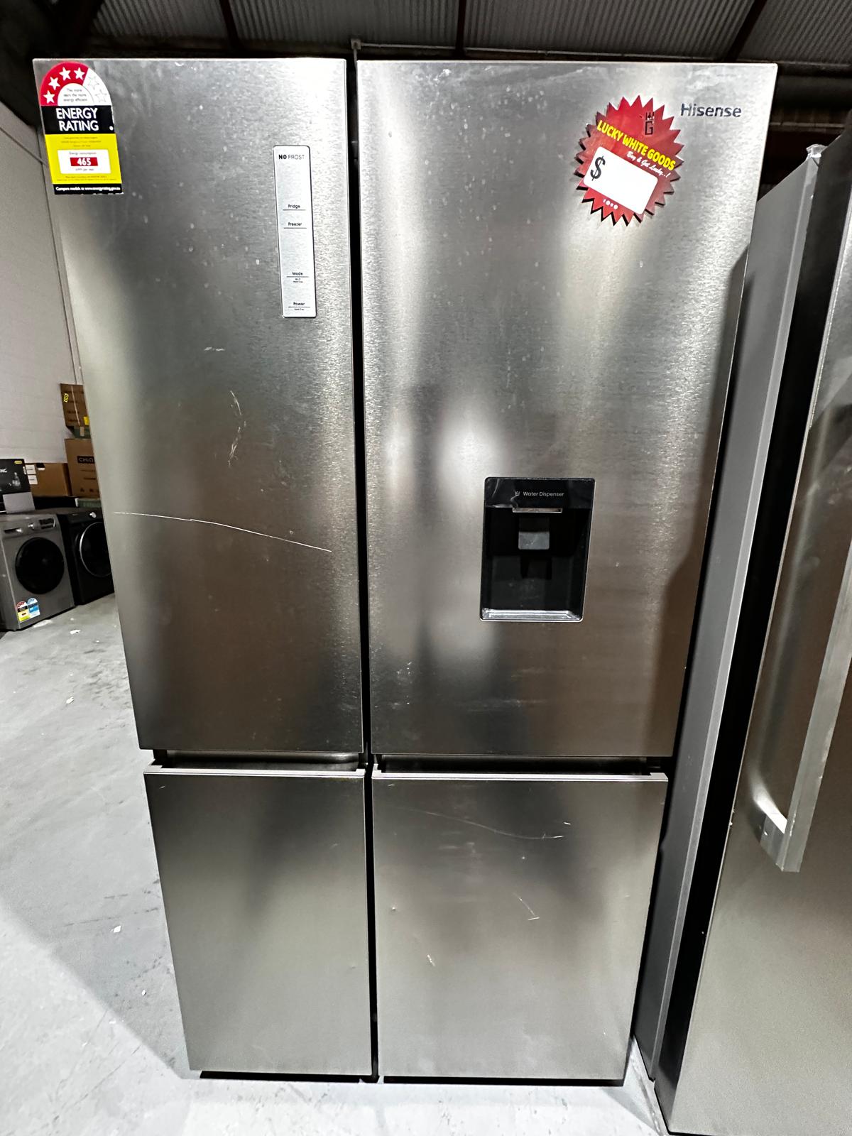 Refurbished – Hisense HRSBS649SW 649L Side by Side Fridge Freezer | ADELAIDE