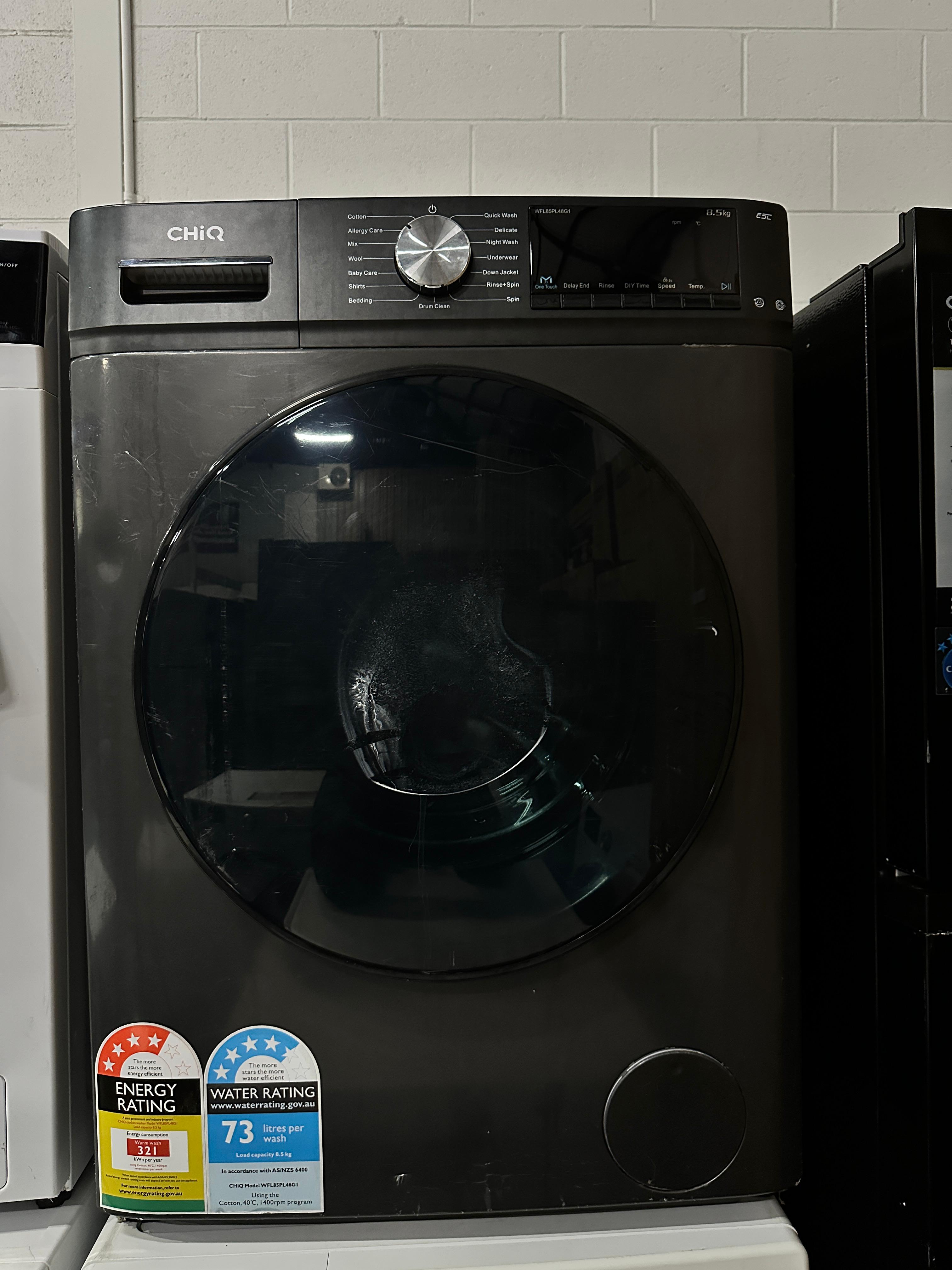 CHiQ 8.5kg Front Load Washer – Refurbished