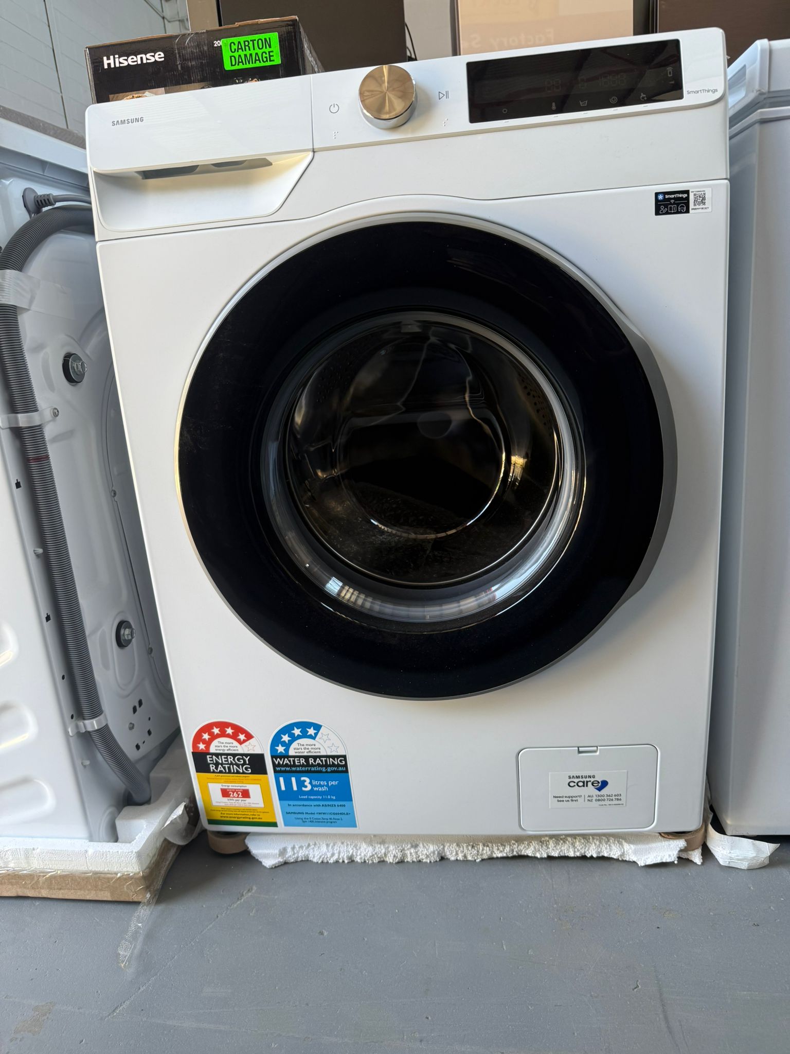 Factory Second Samsung 11 kg Washing Machine WW11CG604DLE | ADELAIDE
