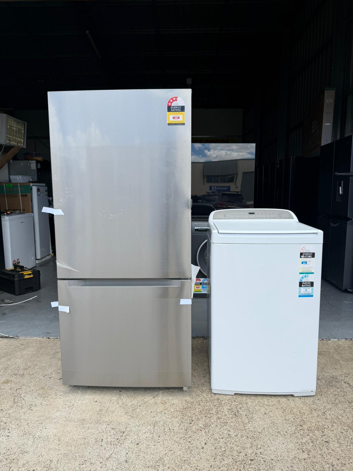 Factory Second Combo – Kogan 529L Refrigerator + Fisher & Paykel 7KG Top Loader Washer | BRISBANE