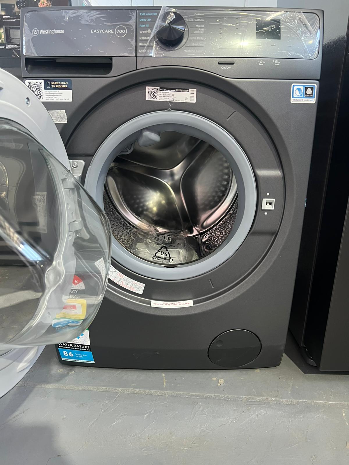 Factory Seconds Westinghouse 680 Litres quad Door Fridge Freezer WQE6170BB AND WESTINGHOUSE 10 Kgs Washing Machine WWF1044M7SA