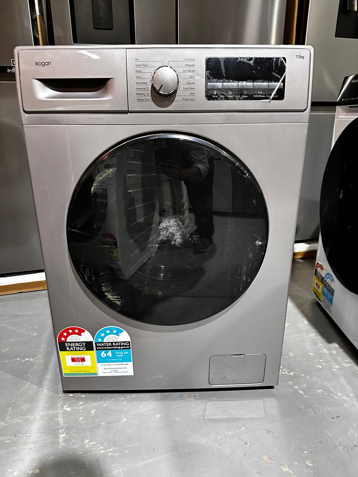 Refurbished – Kogan KTFWASH75B 7.5KG Front Load Washing Machine | ADELAIDE