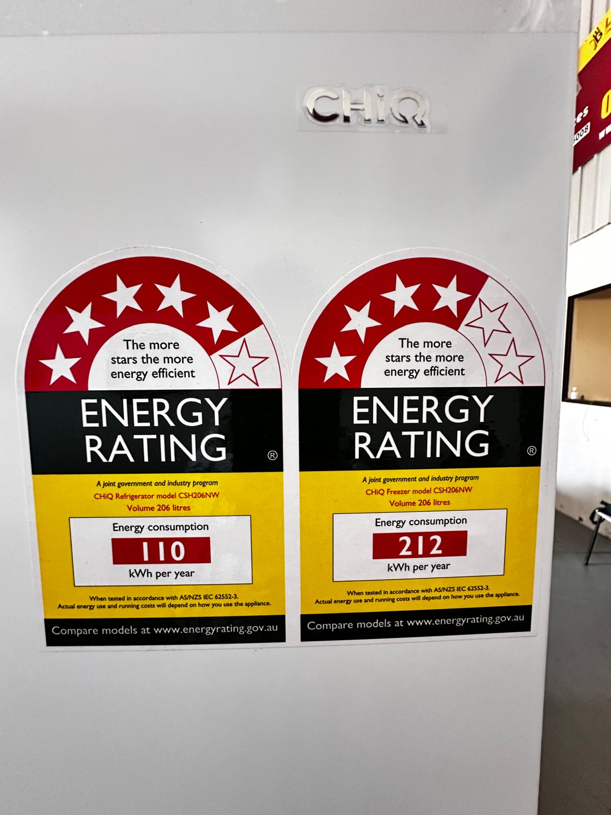 CHiQ 206L Vertical Hybrid Fridge Freezer CSH205NSS – CHiQ 206L Vertical Hybrid Fridge Freezer CSH206NW – Factory Seconds – Combo | ADELAIDE