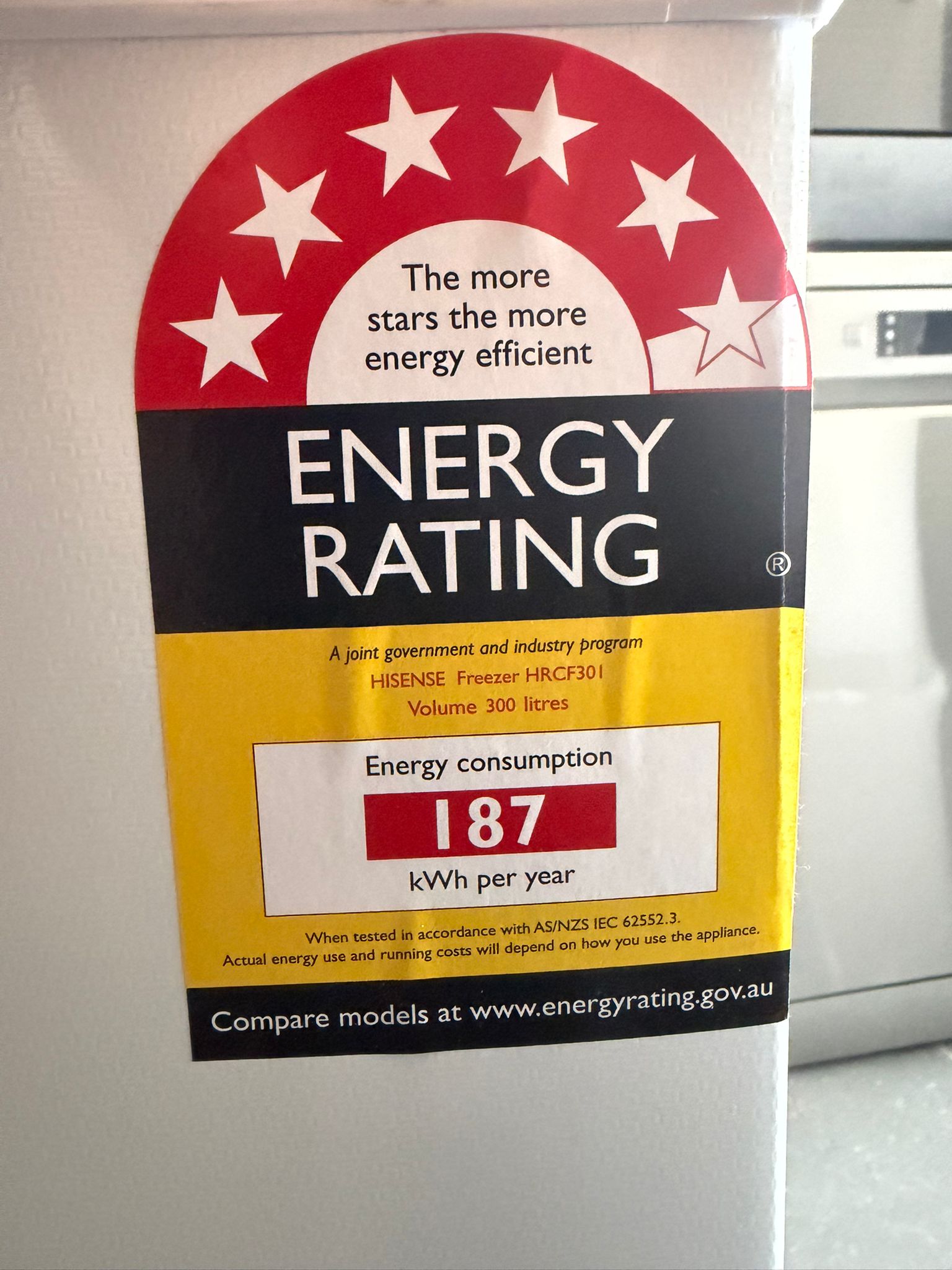 Factory Seconds Hisense 300L Hybrid Chest Freezer HRCF301