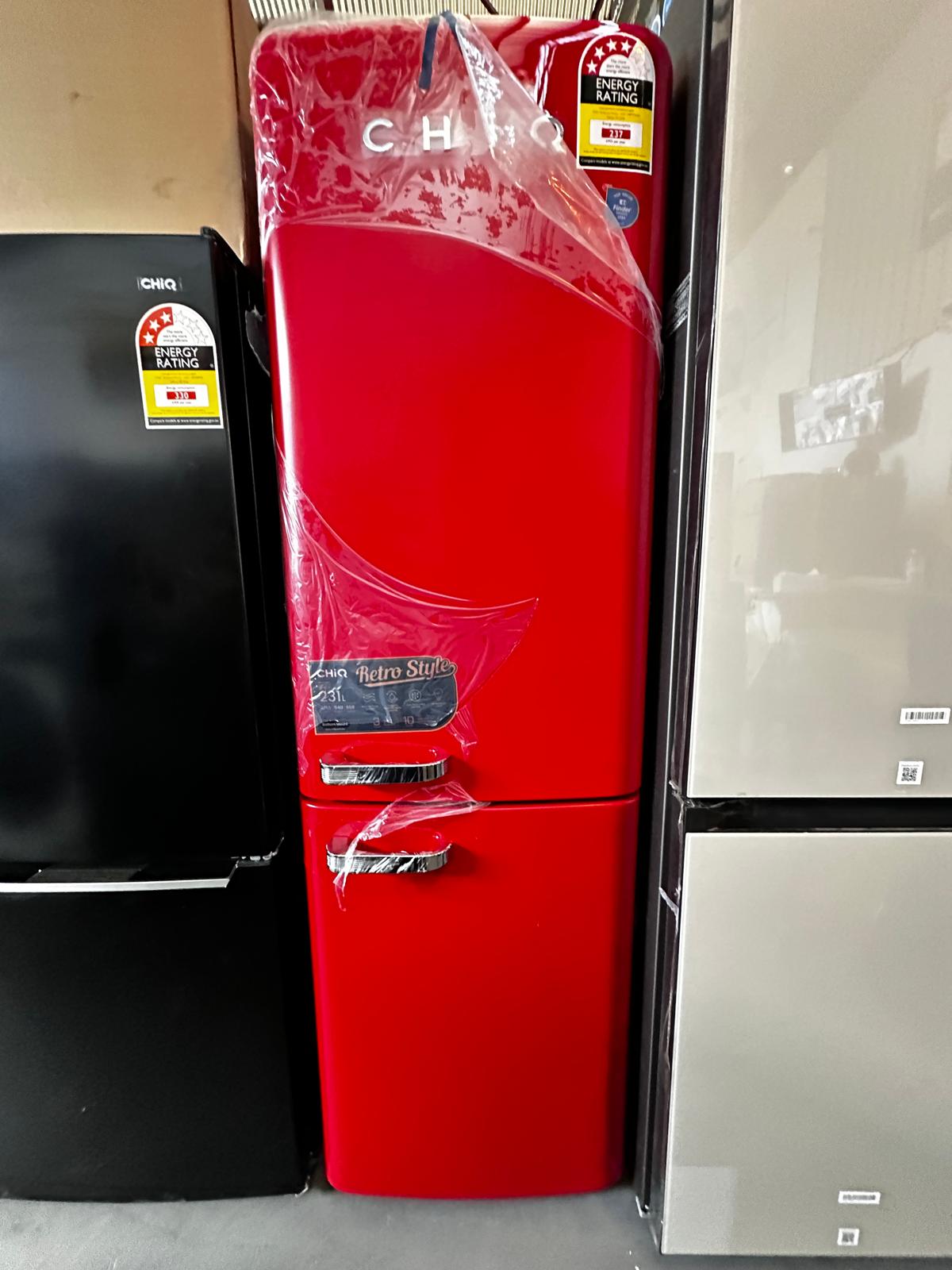 Factory Second – CHiQ CRBM228NR3 231L Retro Style Bottom Mount Fridge Freezer | ADELAIDE