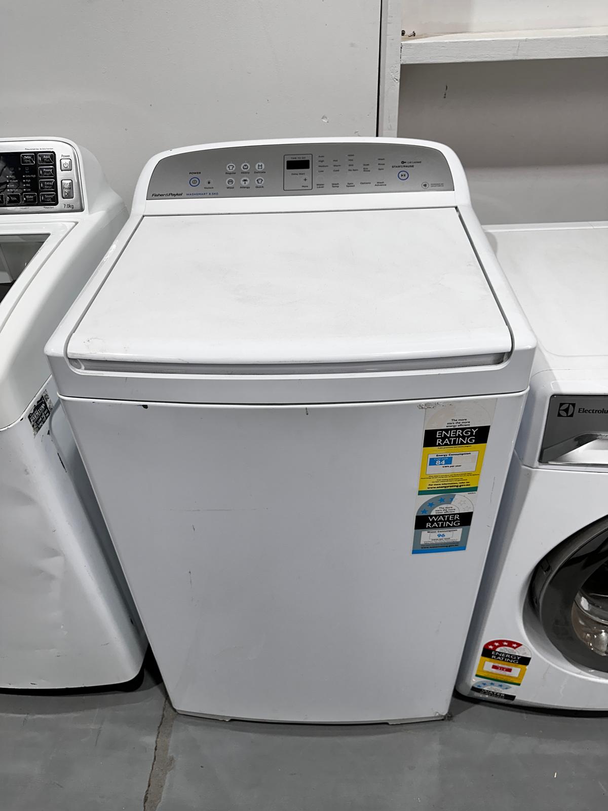 Refurbished Fisher & Paykel 8.5kg Top Load Washer WA8560GI | ADELAIDE
