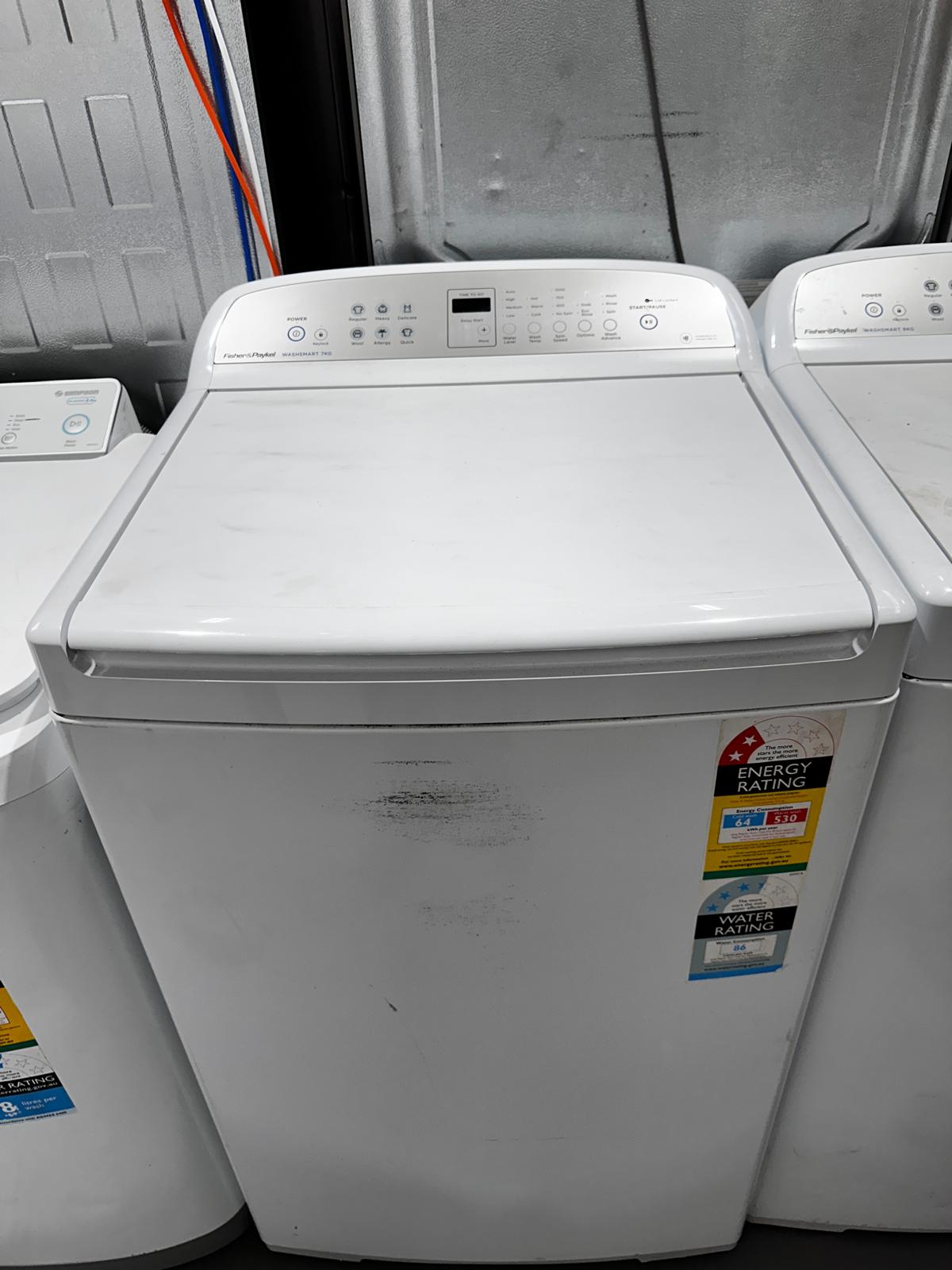 Refurbished Fisher & Paykel 7kg Top Load Washer WA7060GI | ADELAIDE