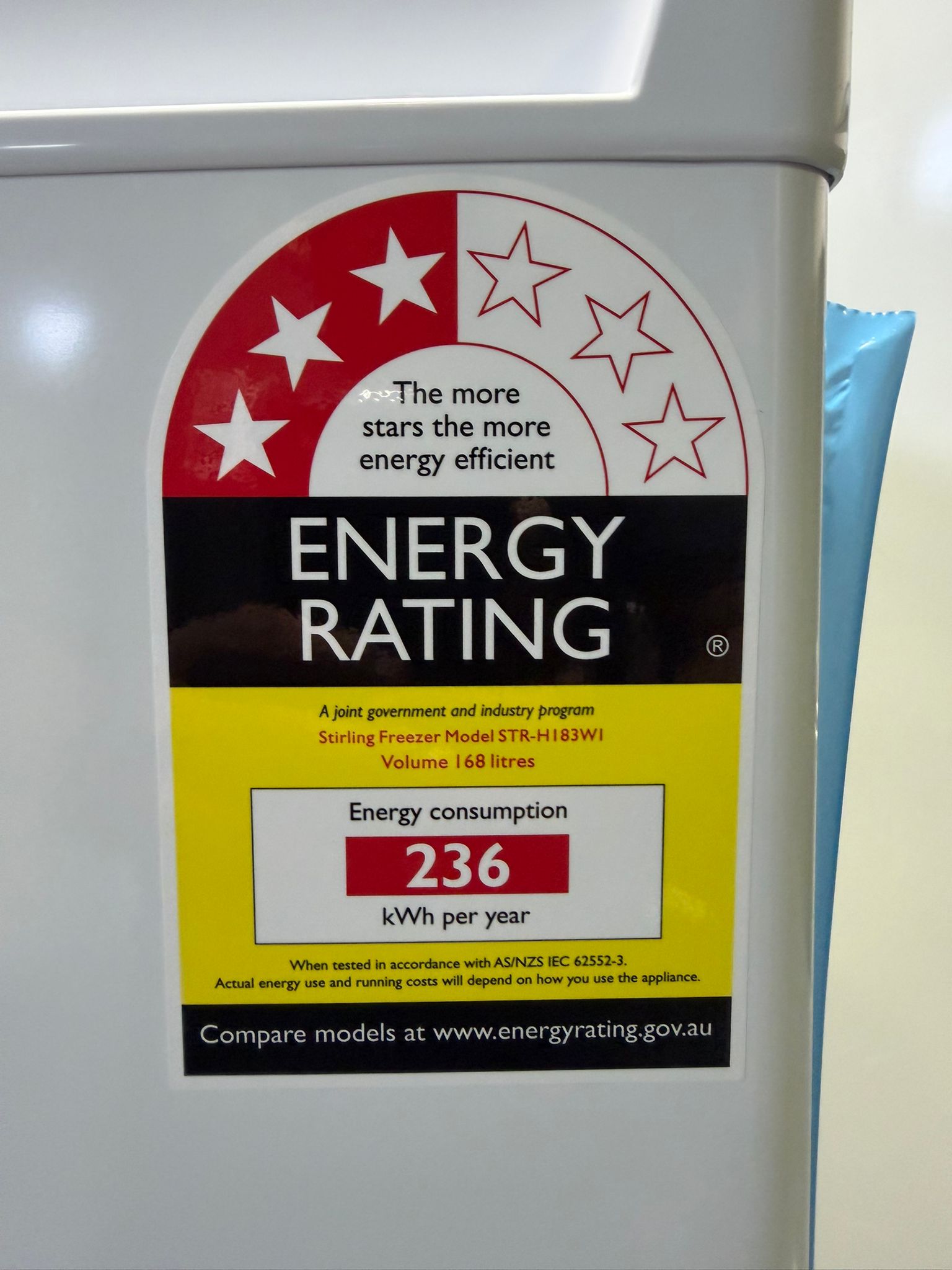 Factory Second Stirling 168 L Upright Freezer – Compact & Efficient | BRISBANE