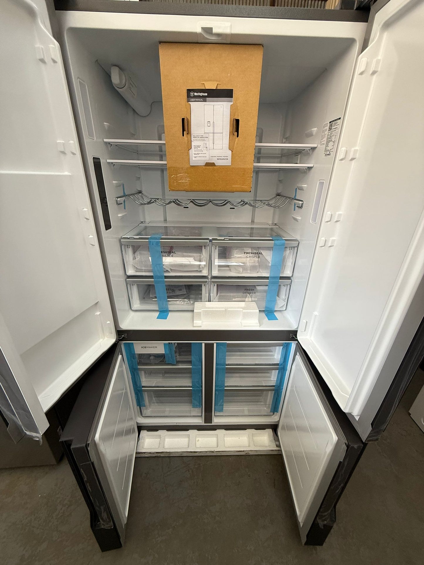 Factory Second Westinghouse 634 L French Door Fridge Freezer | ADELAIDE