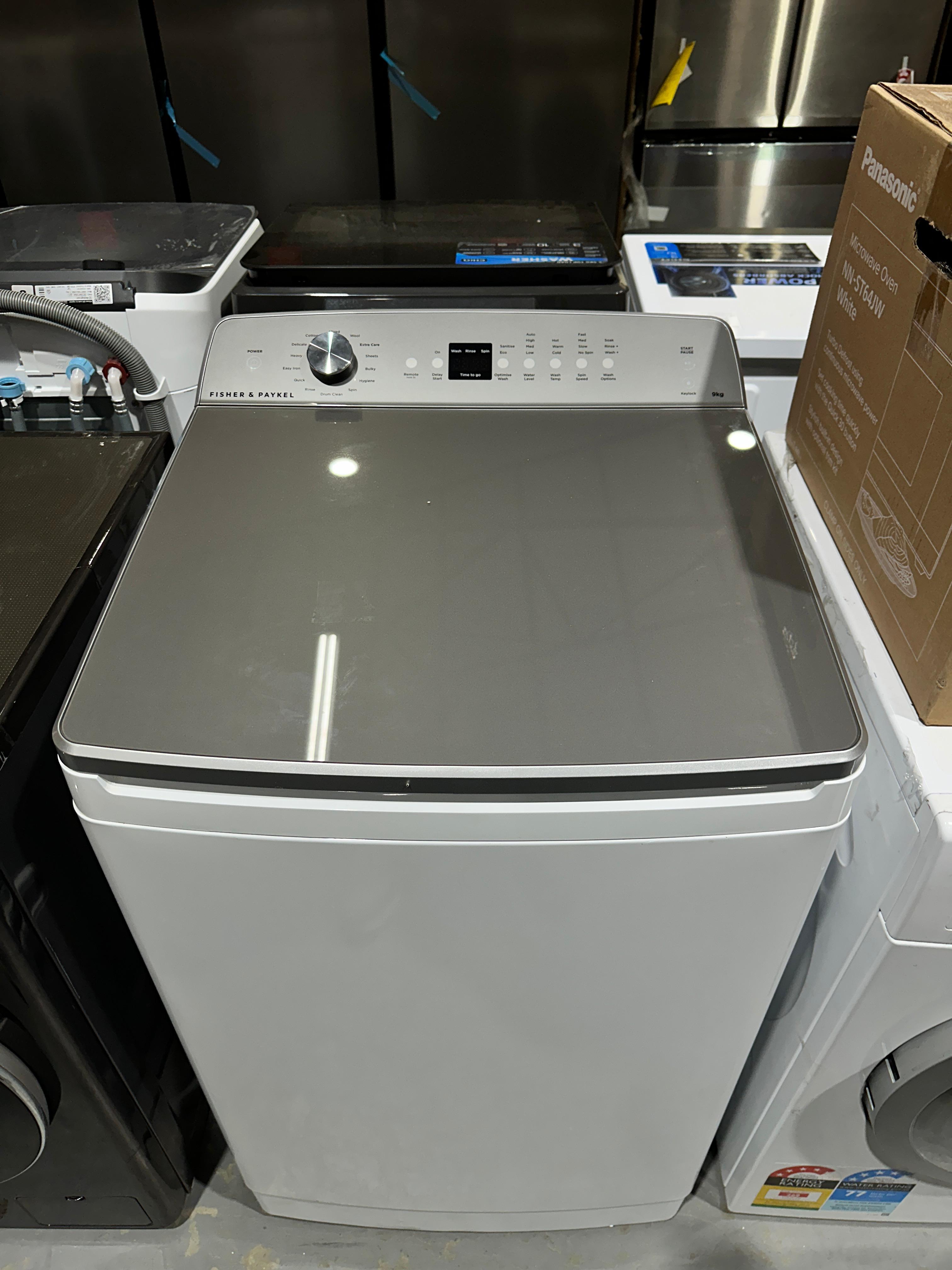 Fisher & Paykel 9kg Top Load Washer – Refurbished