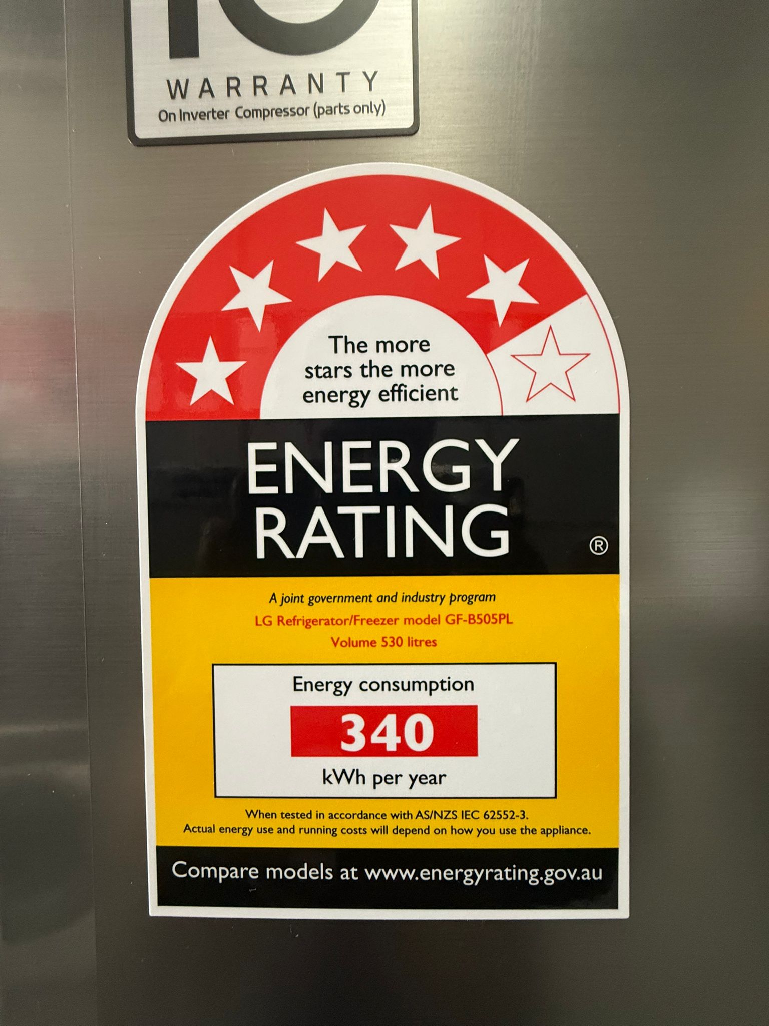 LG 530L Slim French Door Fridge – GF-B505PL – Like New | MELBOURNE