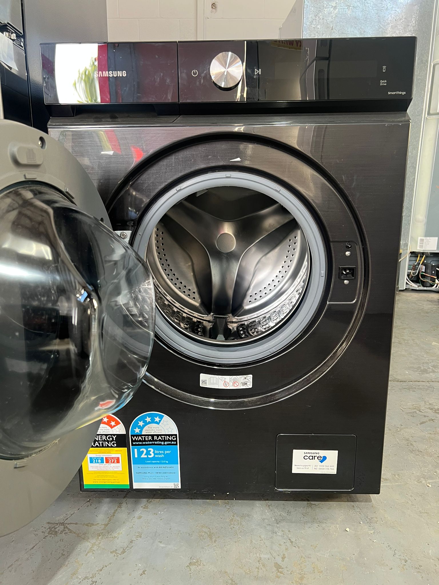Samsung 649 Litres SRF7100B And Samsung 12 Kgs Washing Machine WW12BB944DGB AND SAMSUNG 8 Kgs Heatpump Dryer DV80T5420AB