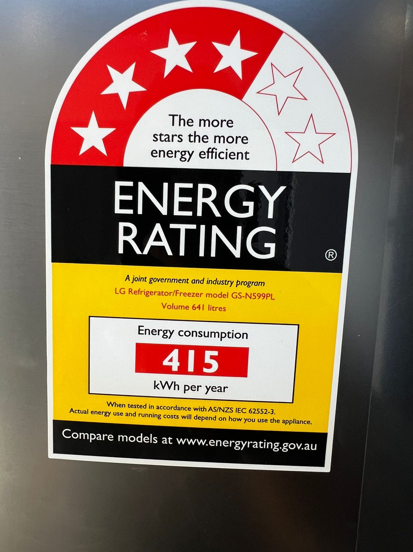 LG 641 L Side by Side Fridge Freezer | ADELAIDE