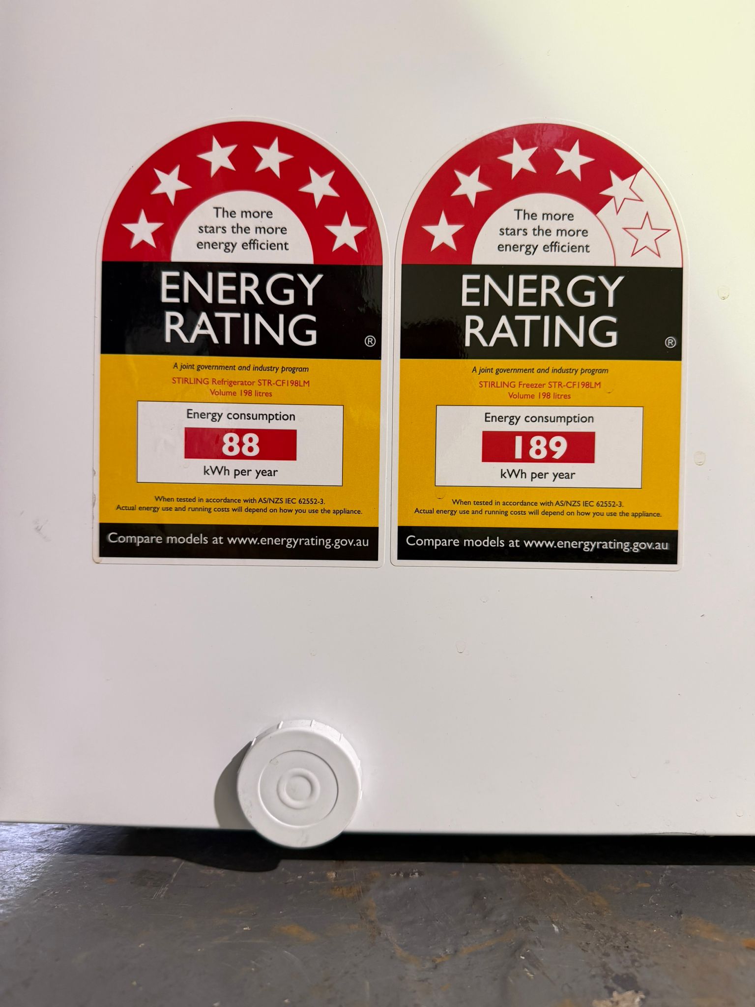 Factory Second Stirling STR-CF198LM 198 L Just Freezer – Extra Storage | BRISBANE