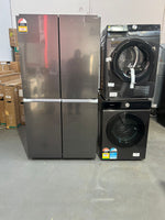 Samsung 649 Litres SRF7100B And Samsung 12 Kgs Washing Machine WW12BB944DGB AND SAMSUNG 8 Kgs Heatpump Dryer DV80T5420AB