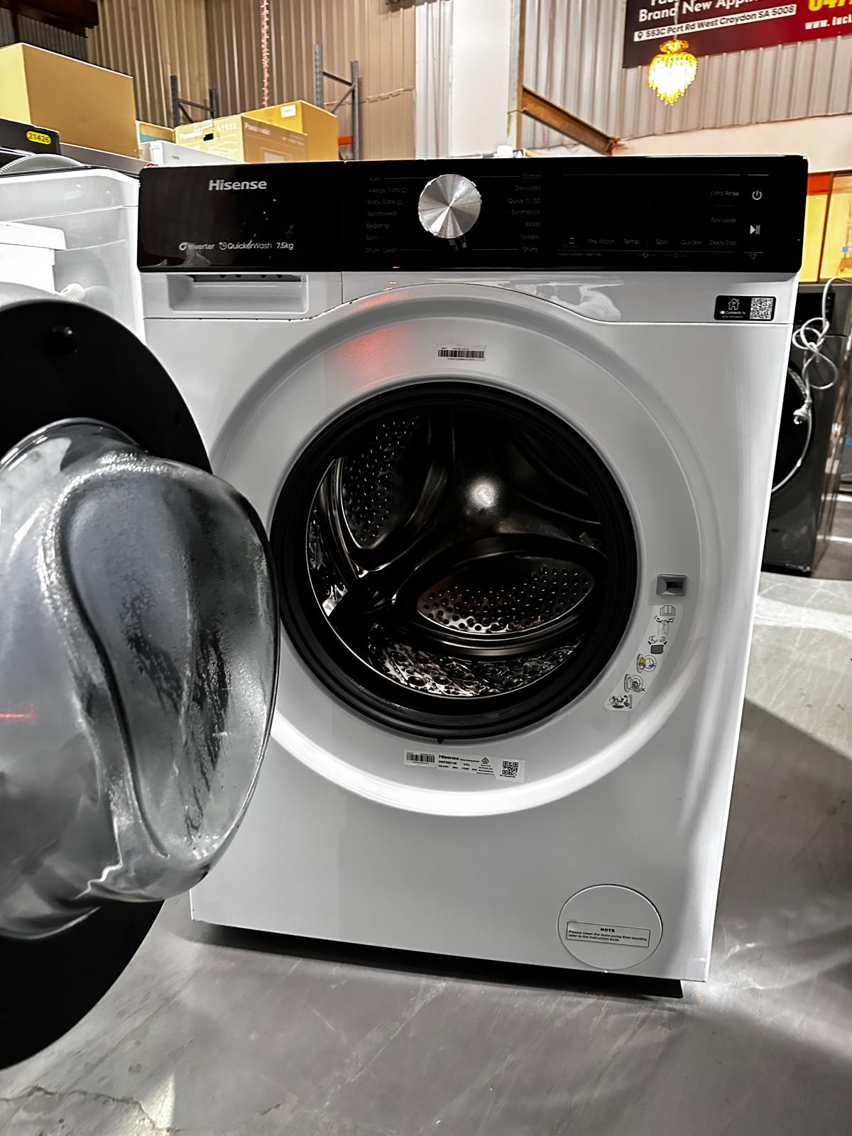 Near New – Hisense HWFS7514S 7.5KG Front Load Washing Machine | ADELAIDE