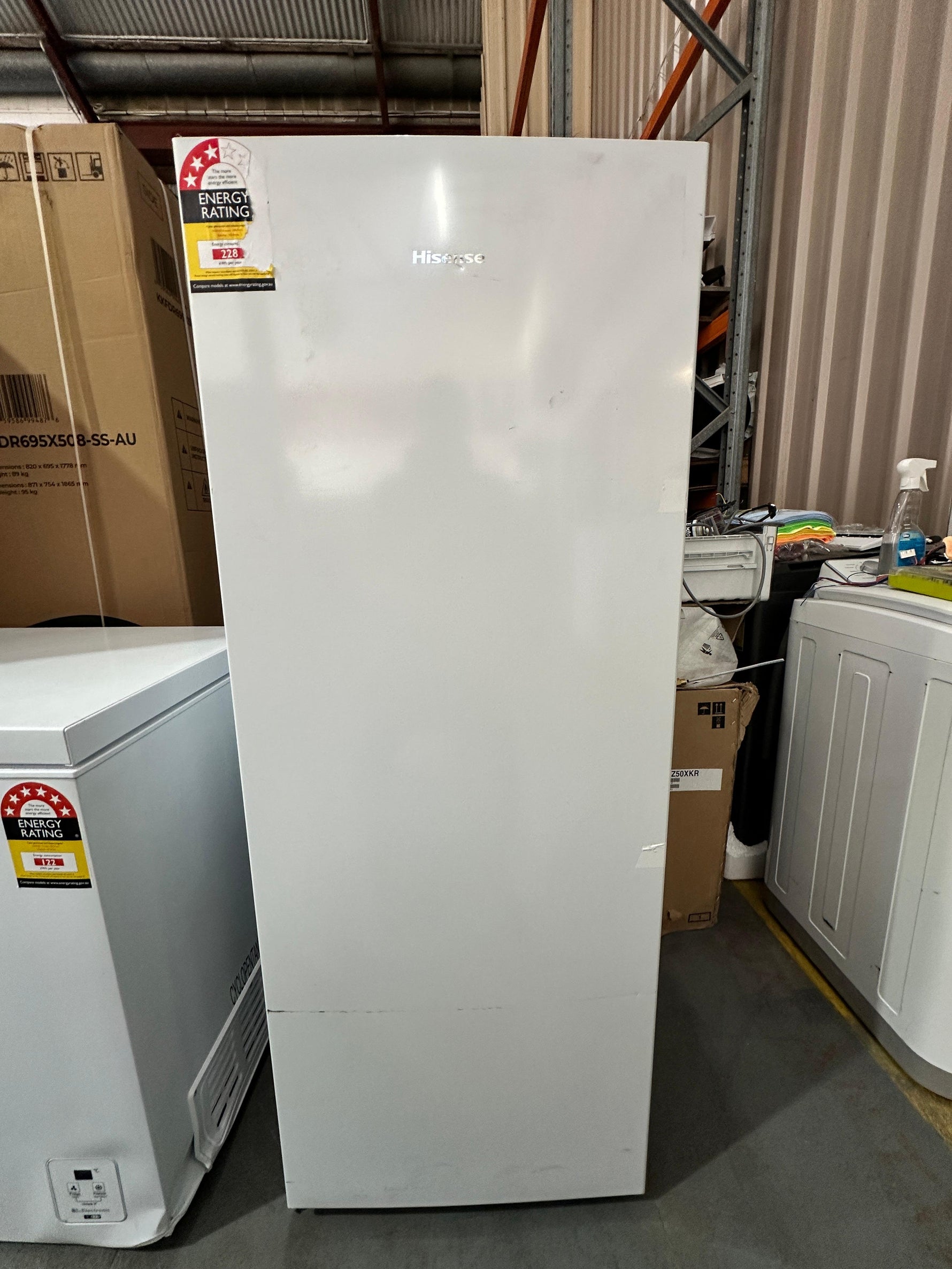 Factory Seconds Hisense 155L Vertical Freezer – HRVF155 | ADELAIDE