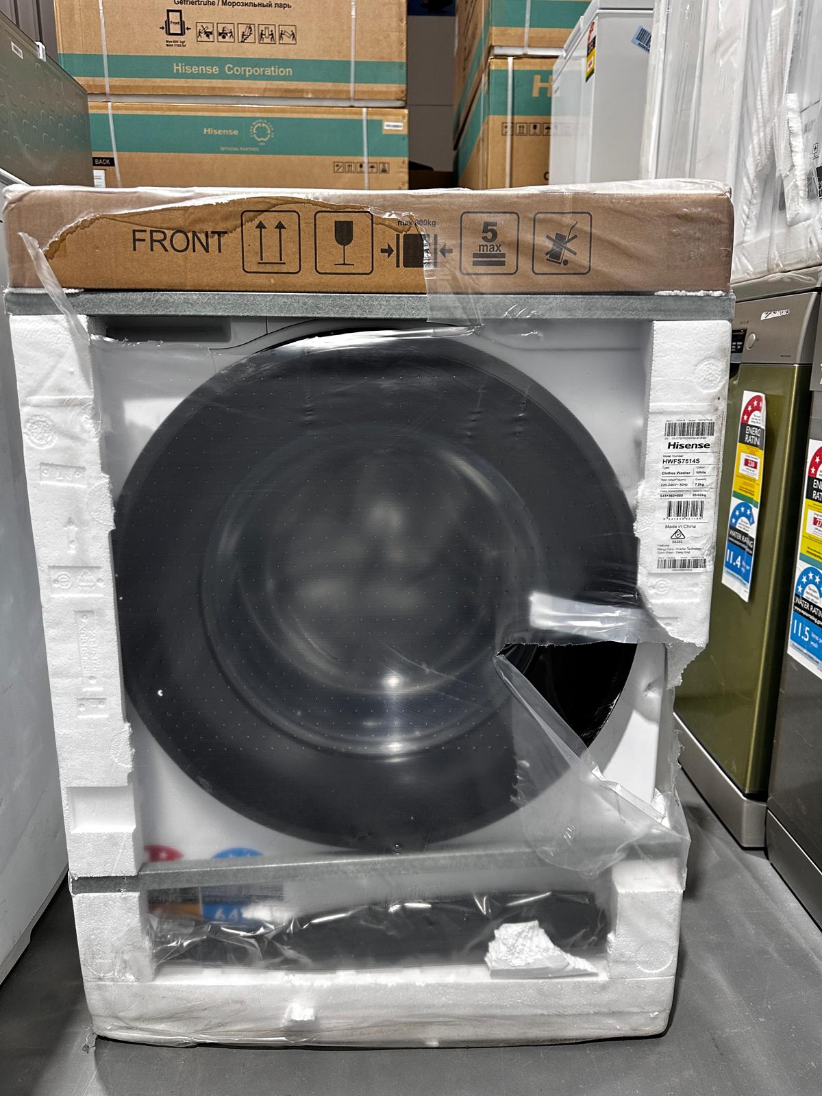 Hisense 7.5kg Front Load Washing Machine HWFS7514S – Factory Seconds | ADELAIDE