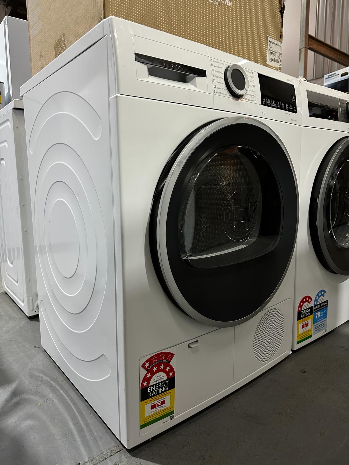 Bosch Series 6 9kg Heat Pump Dryer – Factory Seconds | ADELAIDE