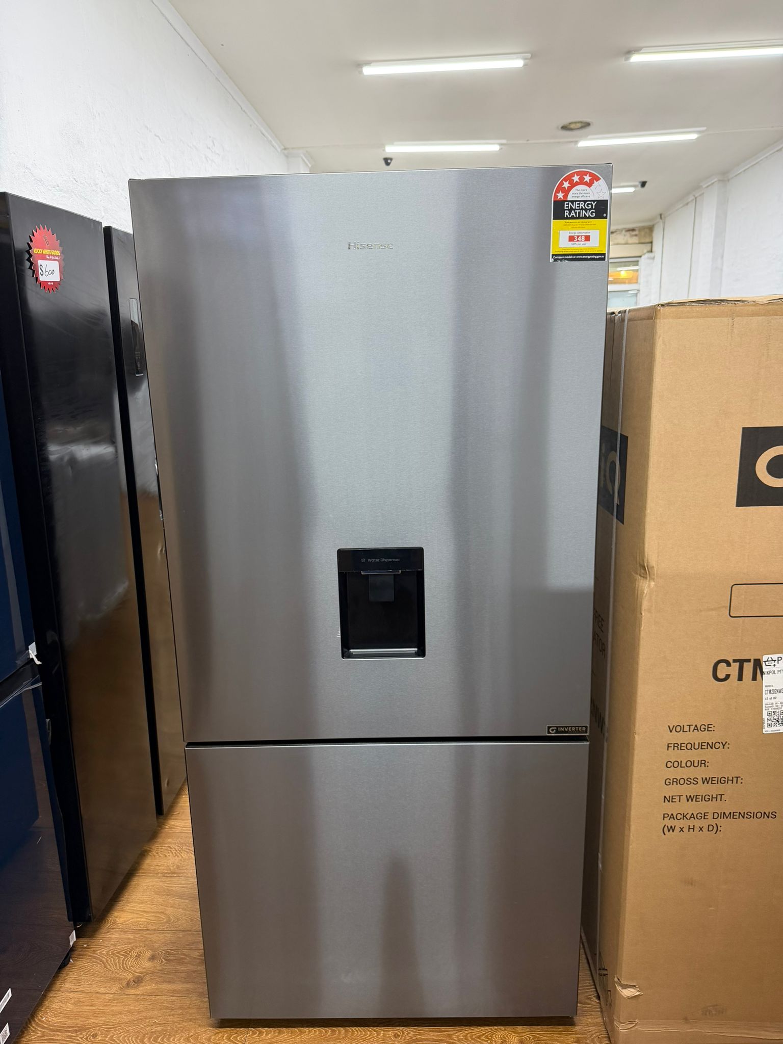 Hisense 500L PureFlat Bottom Mount Fridge (Factory Seconds) – HRBM500TBW | RESERVOIR
