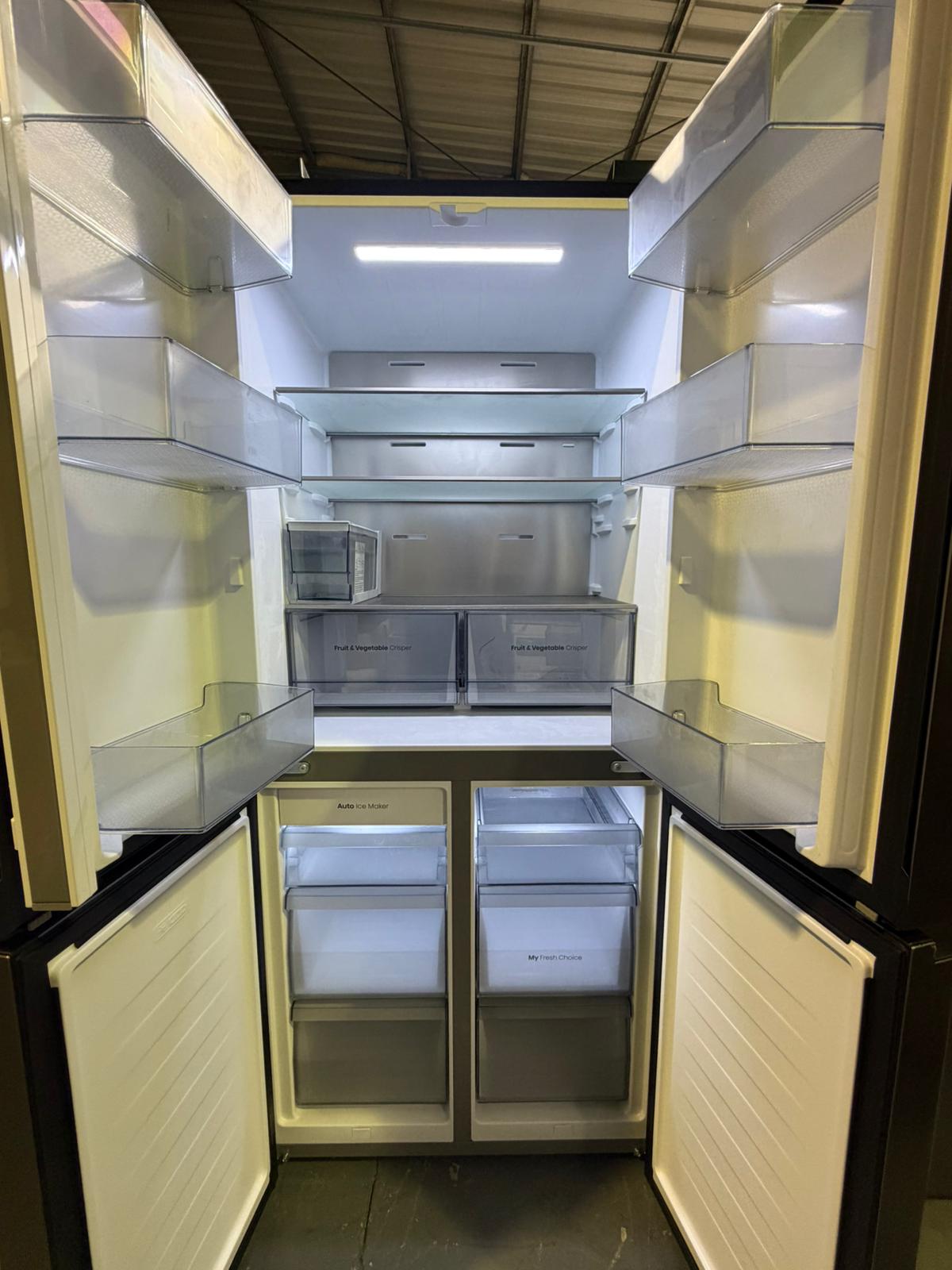 Hisense Quad Door Refrigerator HRCD483TBW 483L – Like New