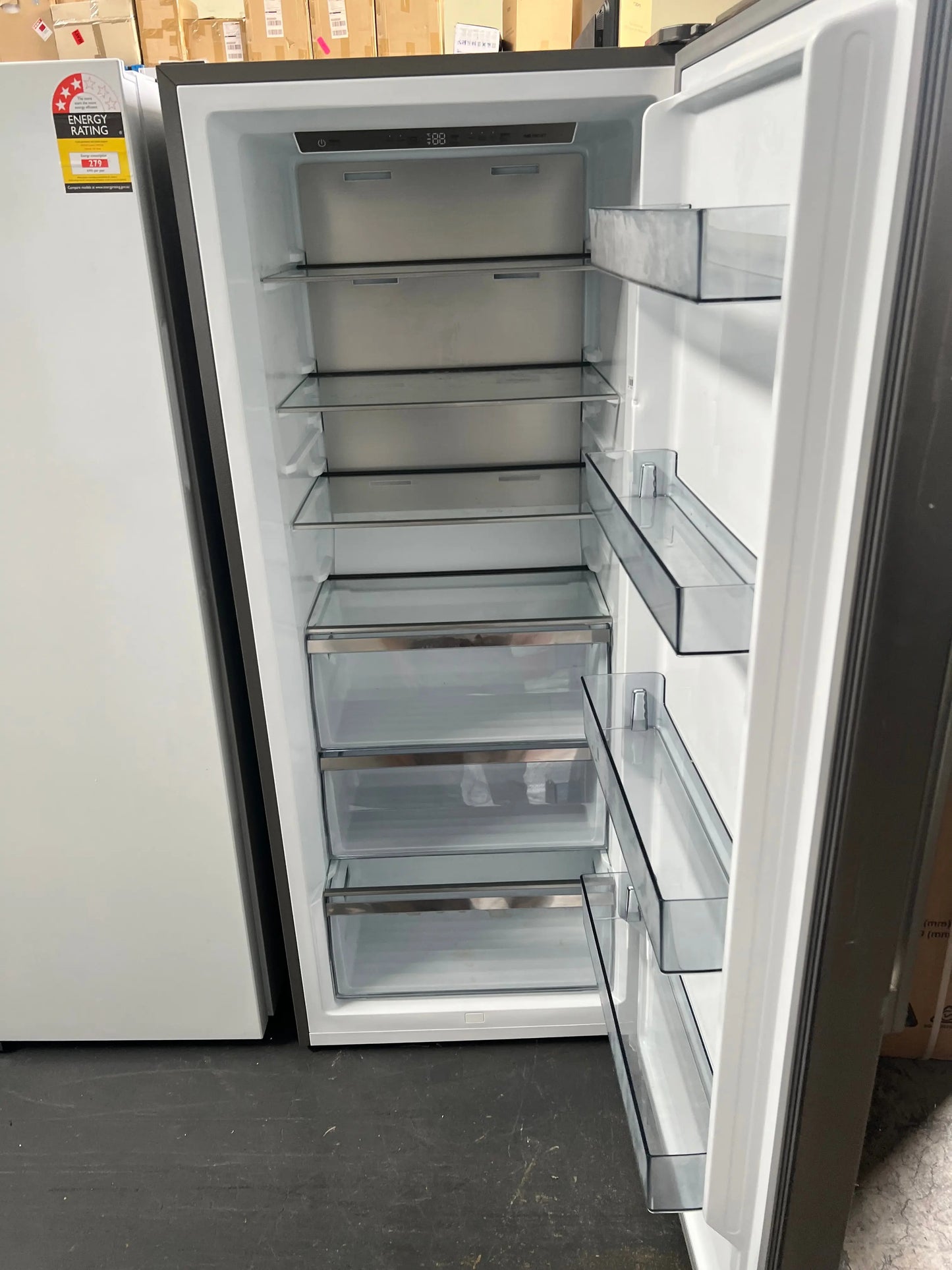 Hisense 384 litres hybrid upright fridge/freezer | ADELAIDE