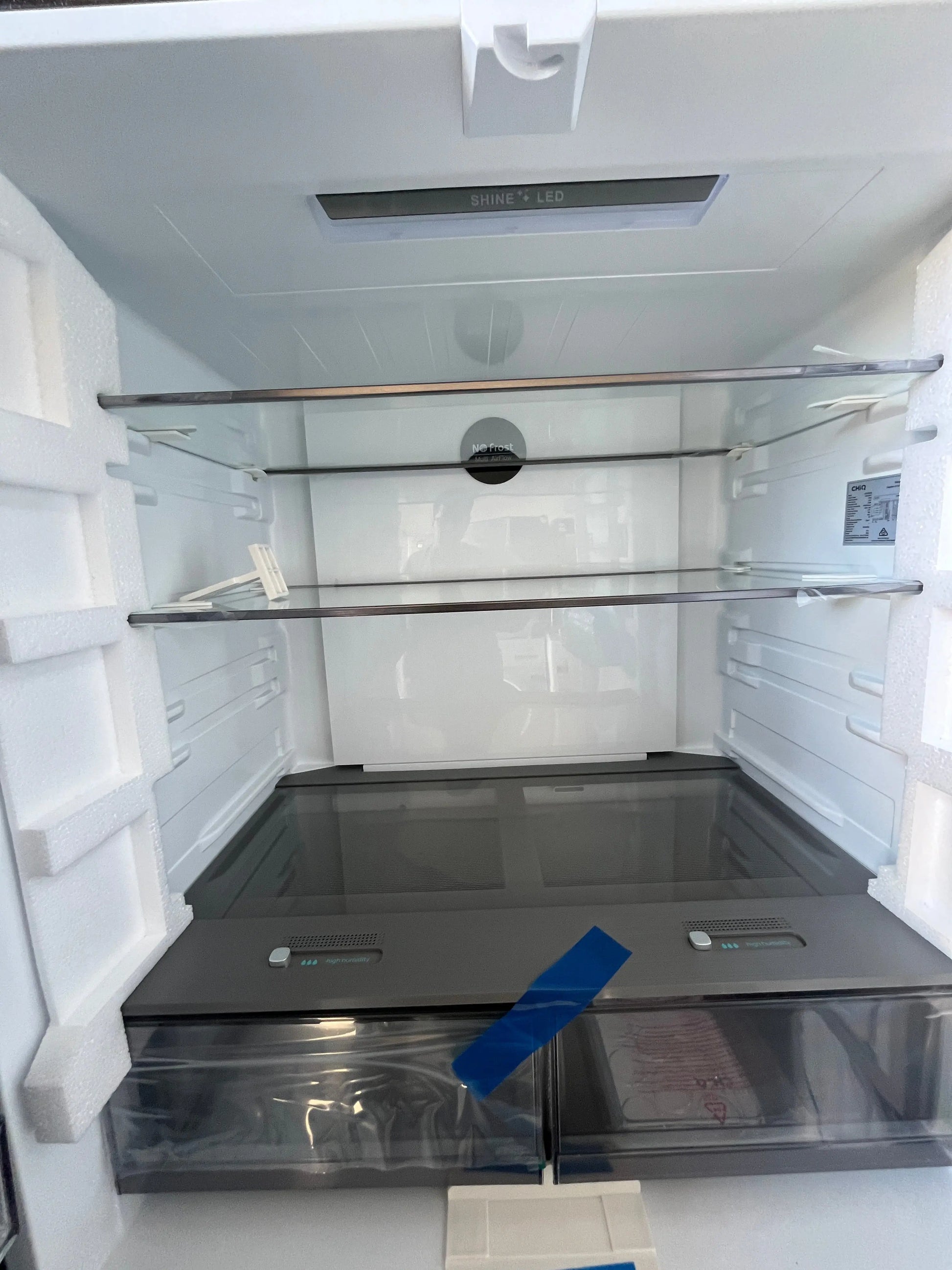 Brand new CHiQ Refrigerator/freezer model CCD502NBS
Volume 503 litres | ADELAIDE