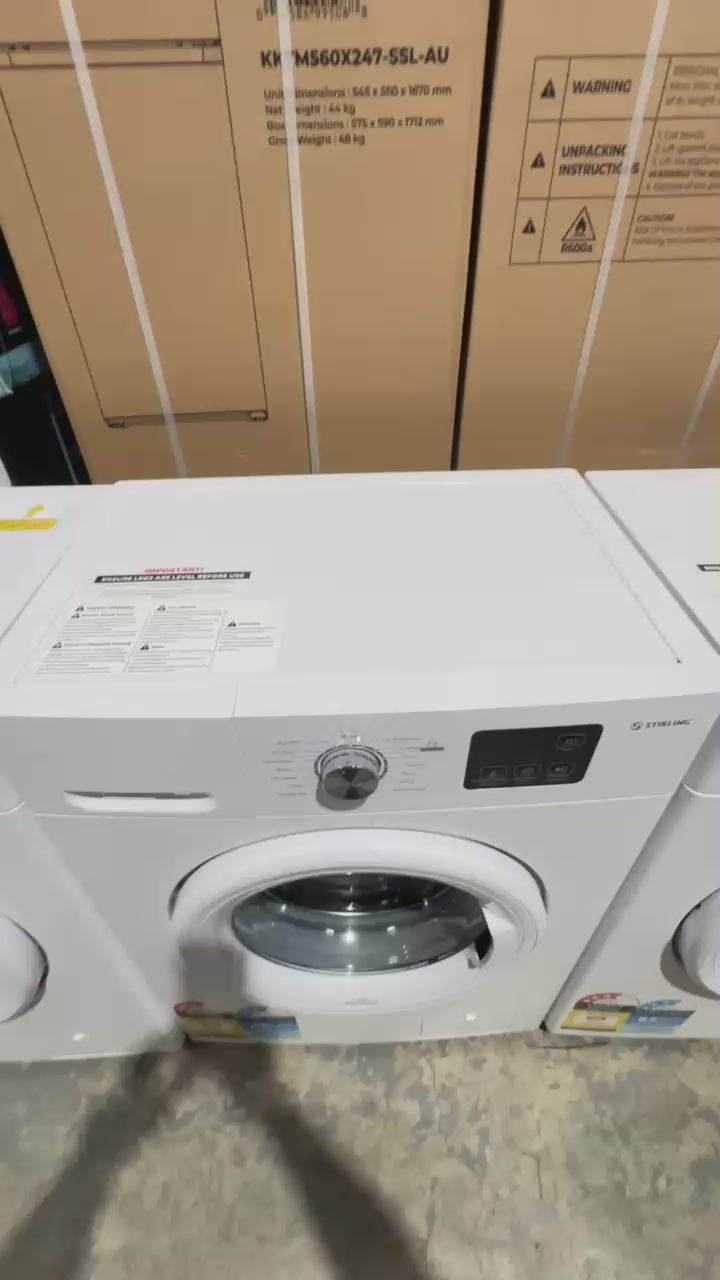 Stirling 6kg Front Load Washing Machine STR-FLW6W – Refurbished