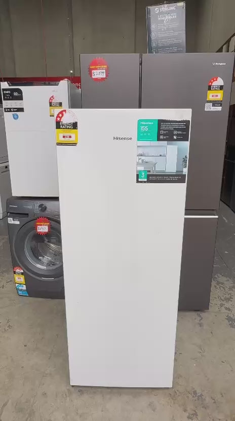 Hisense 155L Upright Freezer – Factory Second