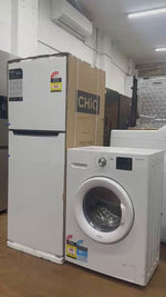 Brand New CHiQ 202L Fridge + Stirling 6kg Washer Combo
