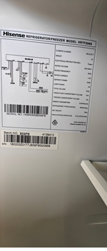 Refurbished Hisense HRTF206S 205L Top Mount Refrigerator – Silver | SYDNEY